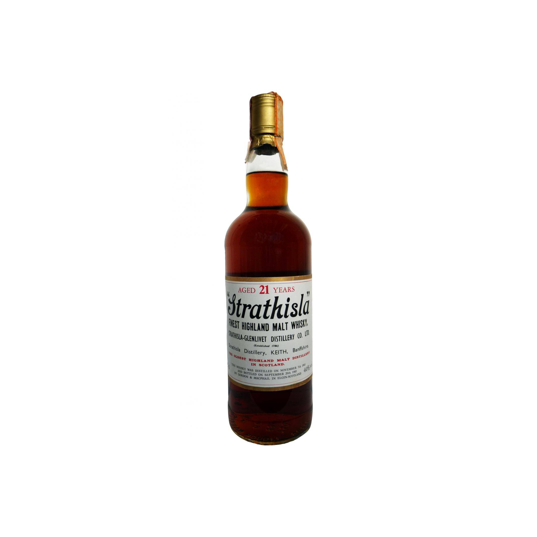 Strathisla Licensed Bottling 1963 21 Years Single Malt Whisky 2