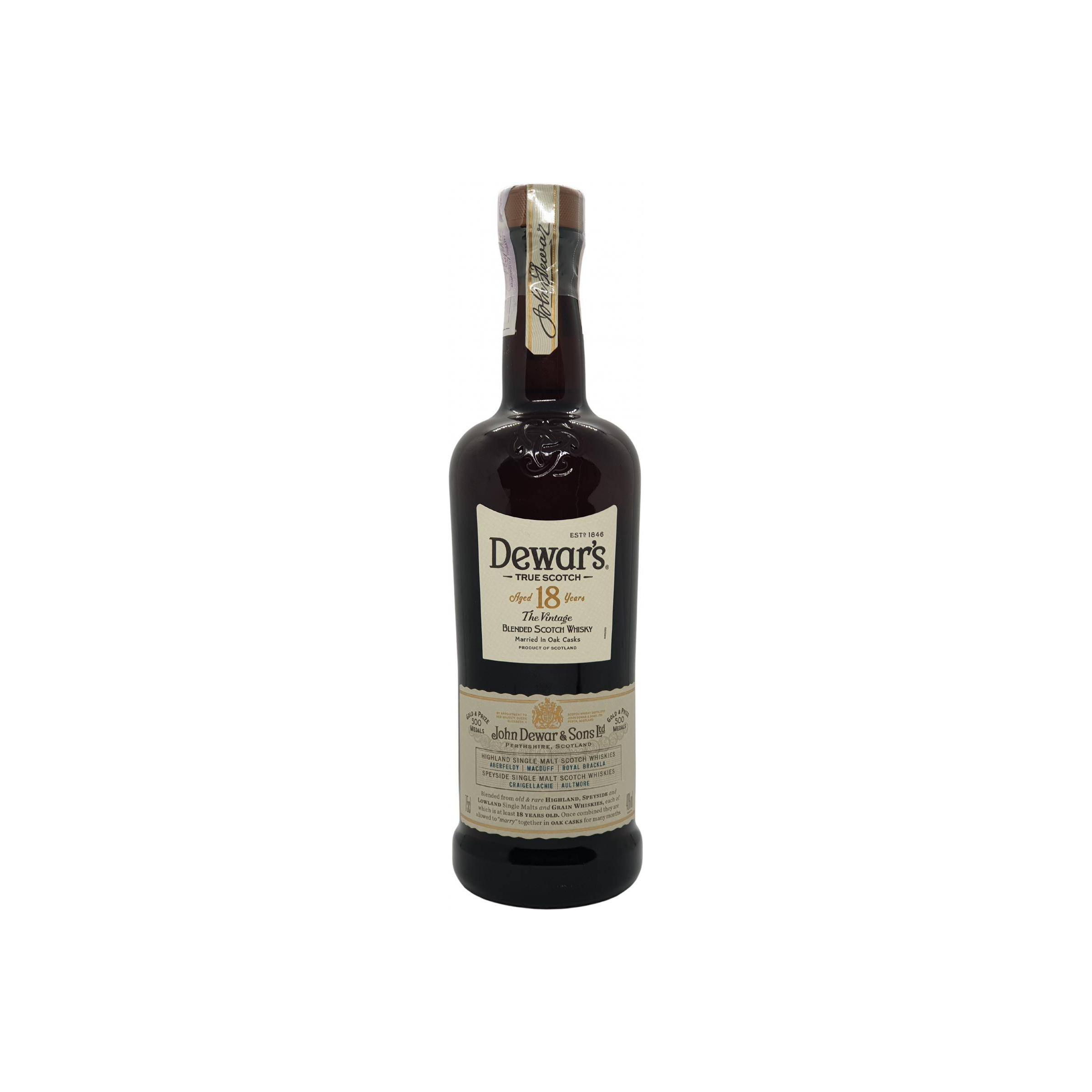 Dewar's 18-year-old