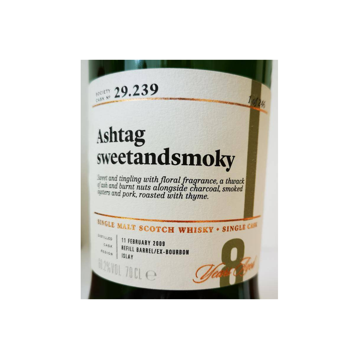 The Scotch Malt Whisky Society 2009 8 Years Single Malt Whisky 2