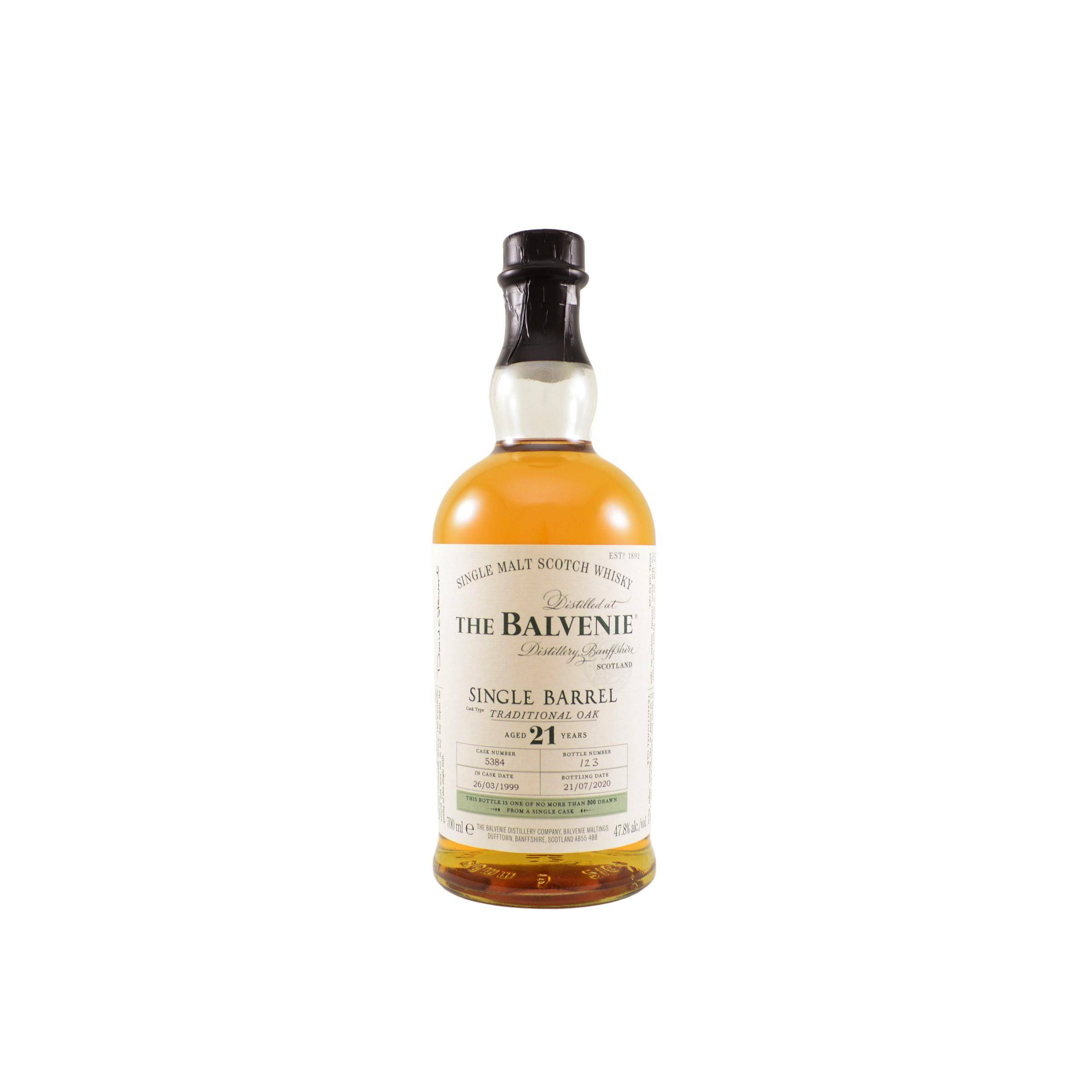 The Balvenie Single Cask 1999 21 Years Single Malt Whisky