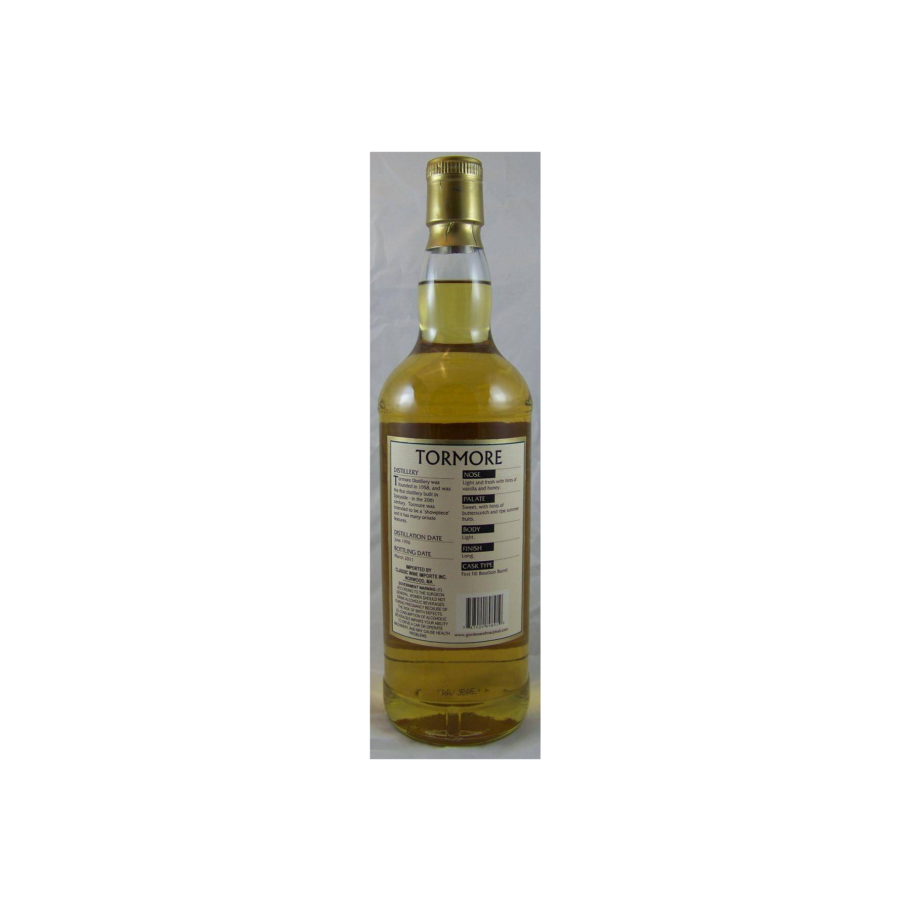 Tormore Connoisseurs Choice 1996 14 Years Single Malt Whisky 2