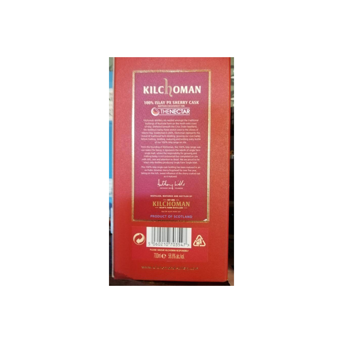 Kilchoman 2015 5 Years Single Malt Whisky 2