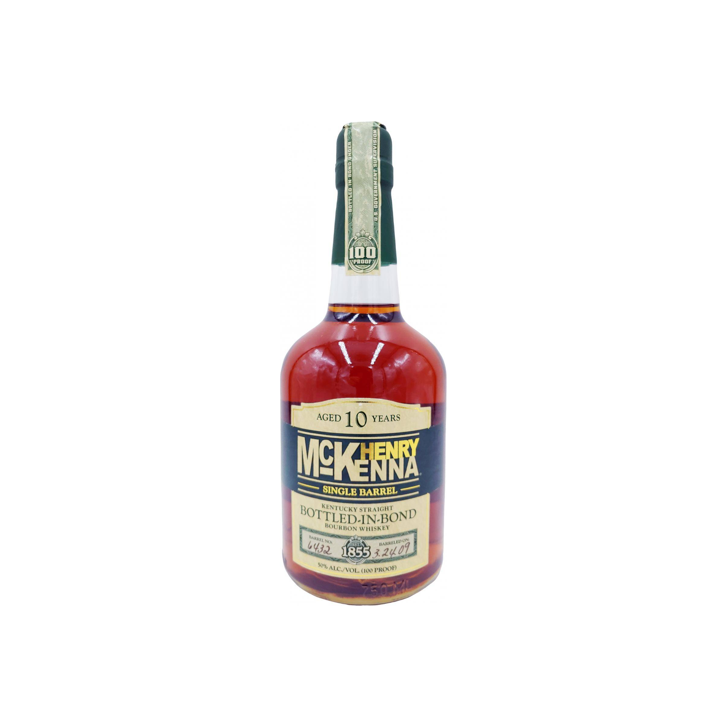 Henry McKenna Single Cask 2009 10 Years Bourbon Whisky