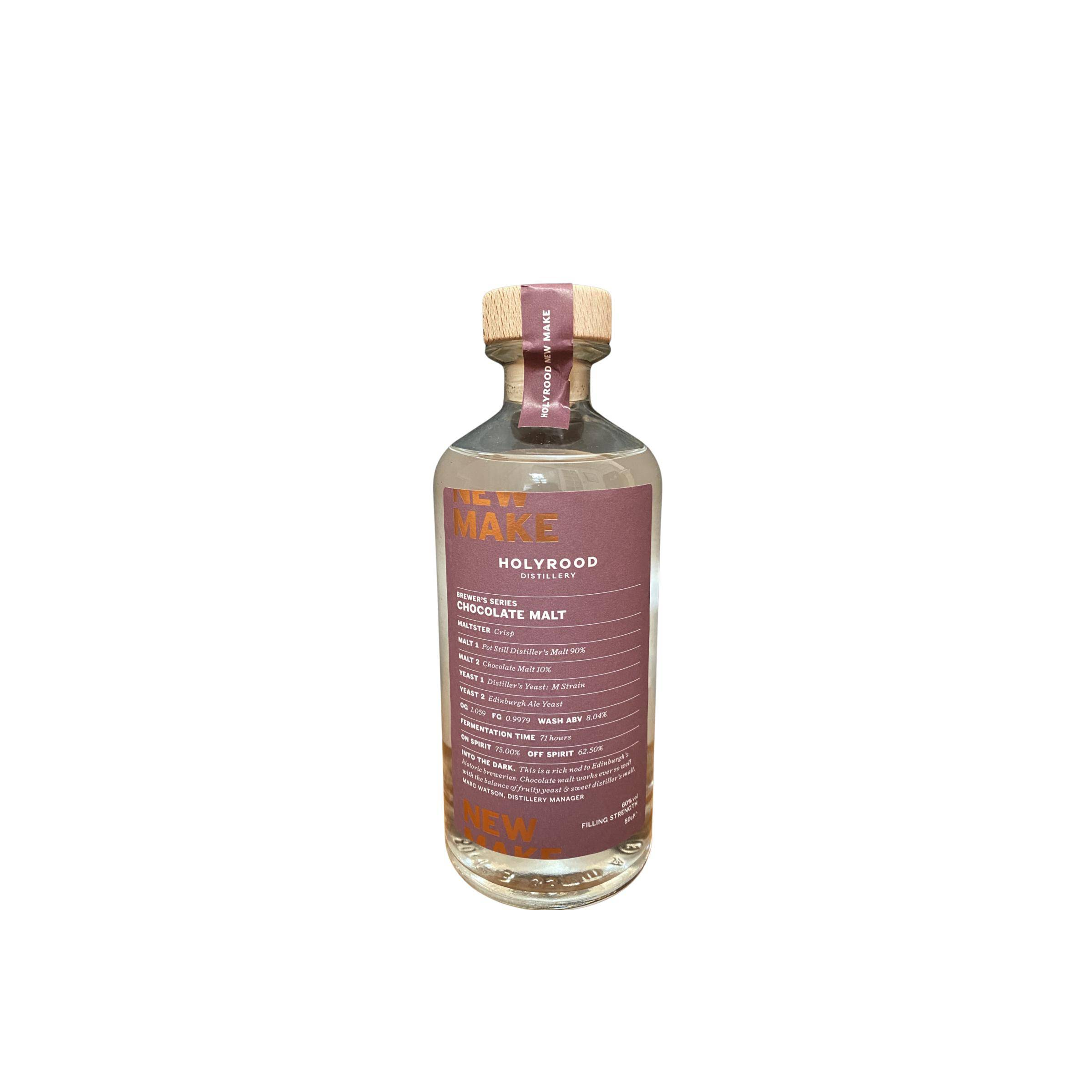Holyrood Spirit Merchants Chocolate Malt - New Make