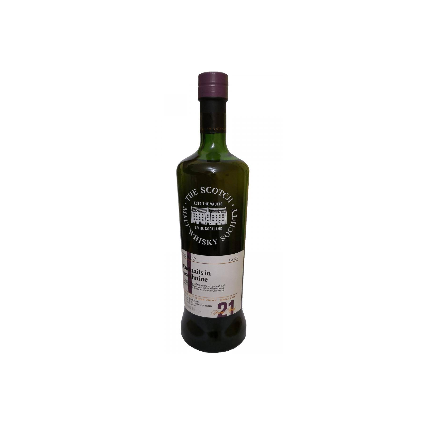 The Scotch Malt Whisky Society 1996 21 Years Single Malt Whisky