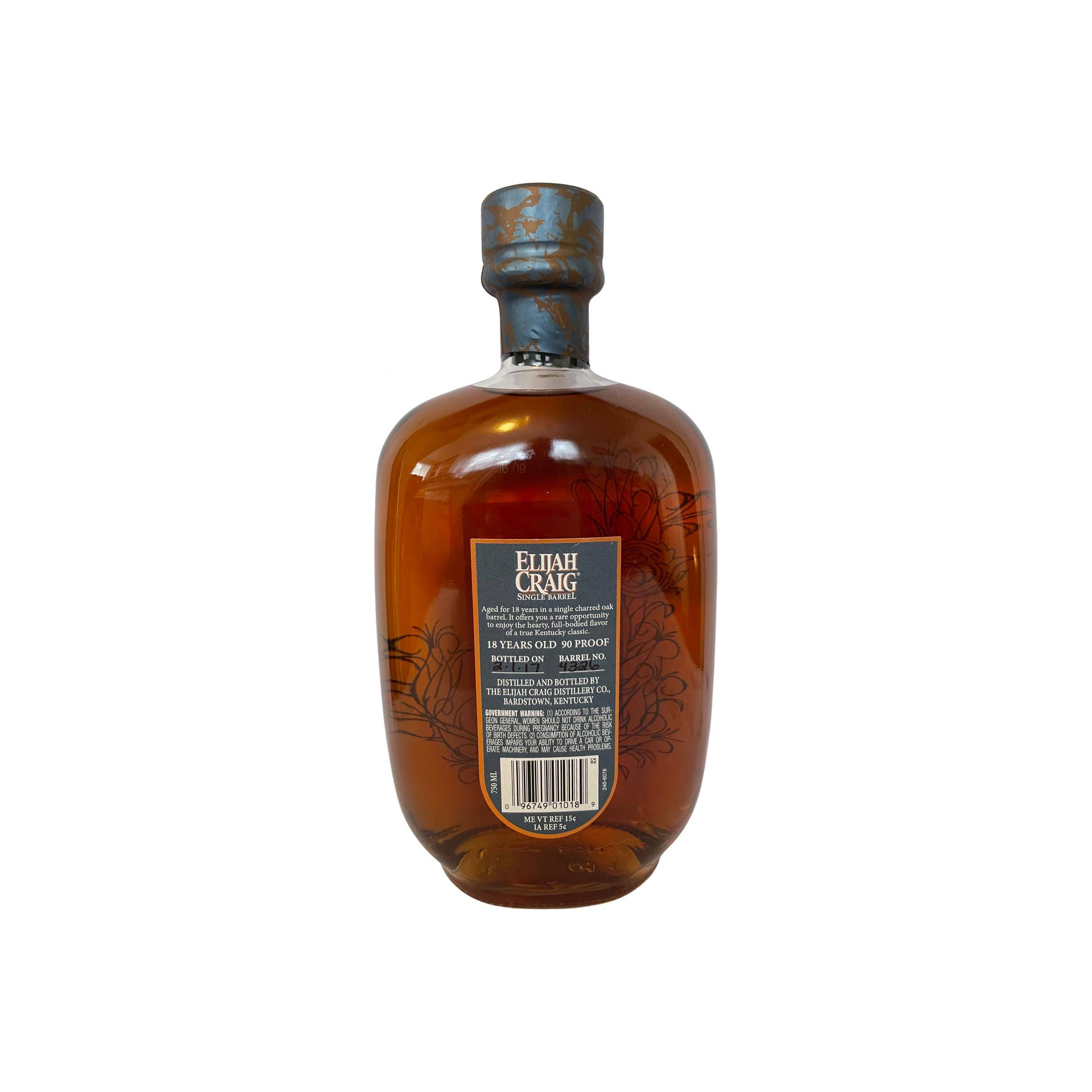Elijah Craig Single Cask 18 Years Bourbon Whisky 2
