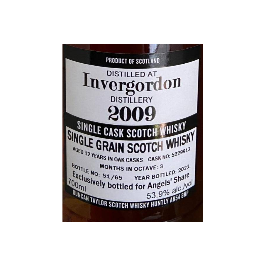 Invergordon The Octave 2009 12 Years Single Grain Whisky 3