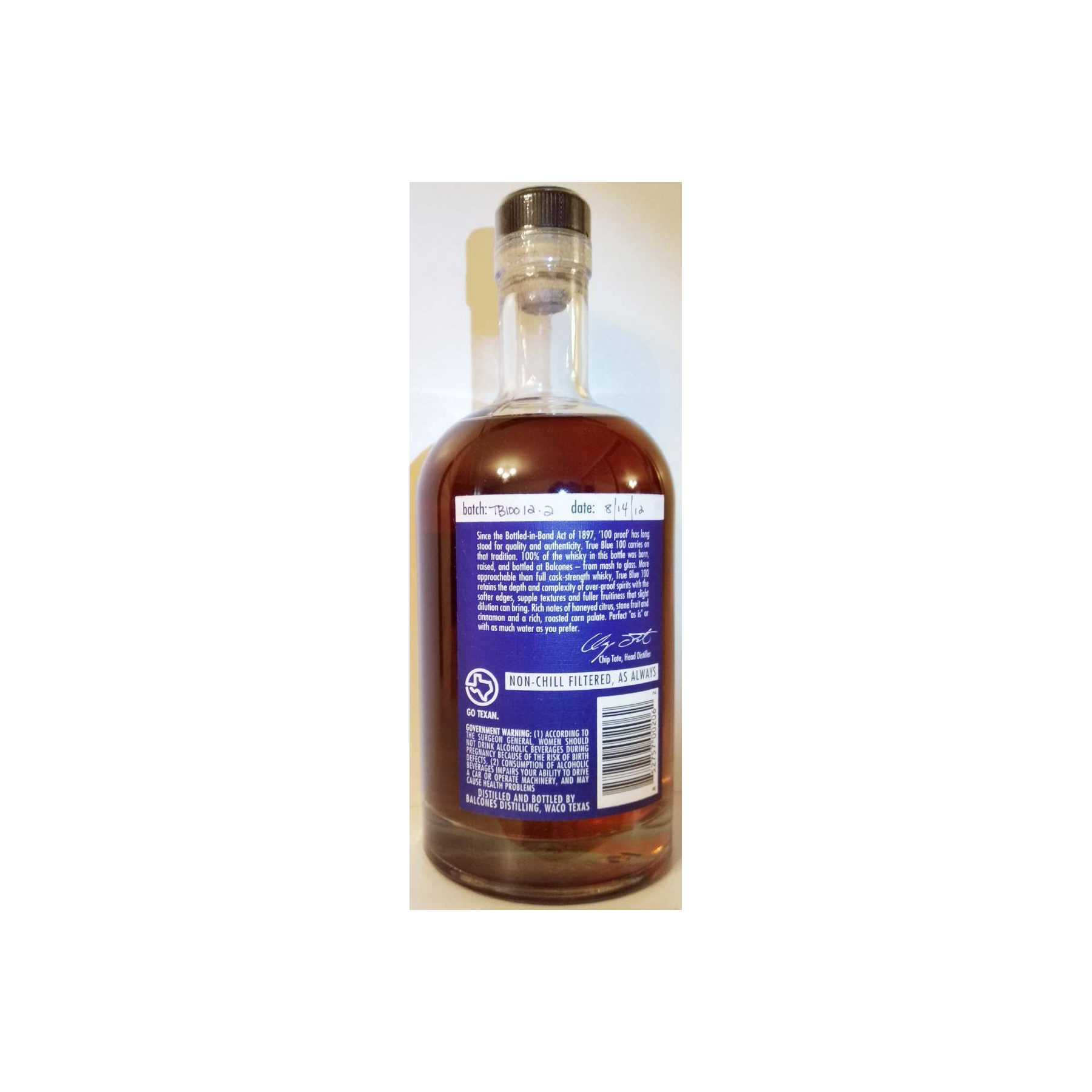 Balcones Corn Whisky 2