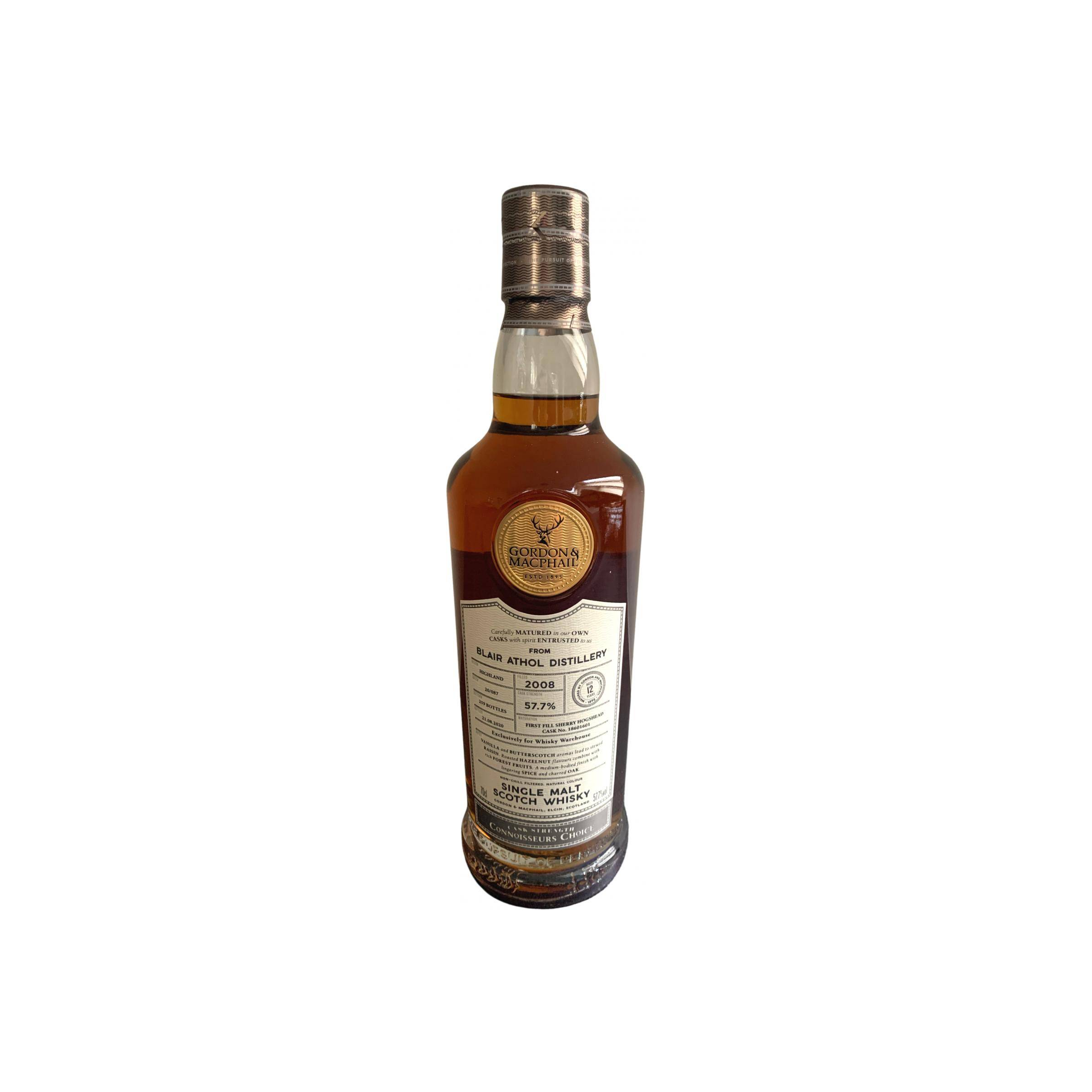 Blair Athol Connoisseurs Choice - Cask Strength 2008 12 Years Single Malt Whisky