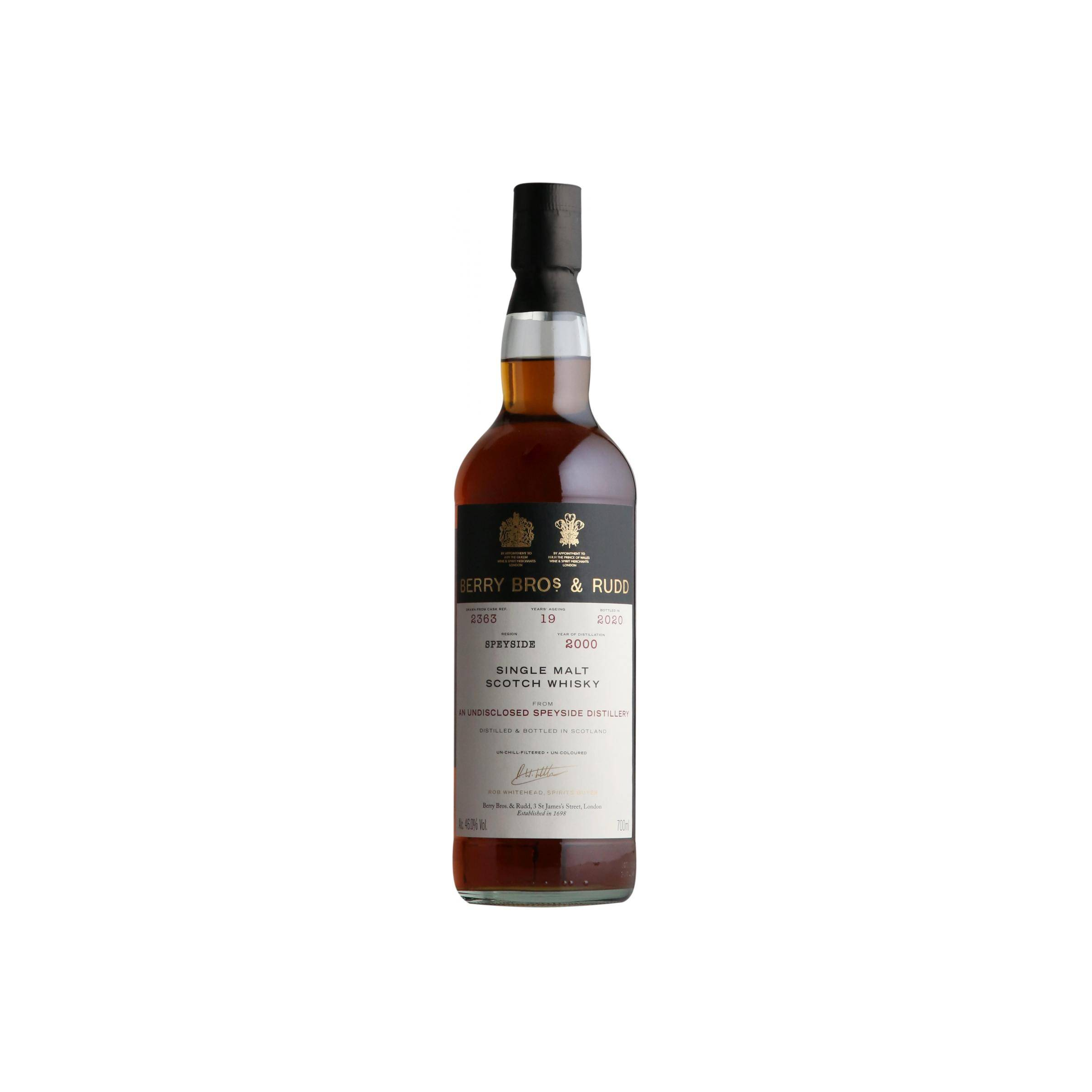 Berry Bros. & Rudd 2000 19 Years Single Malt Whisky