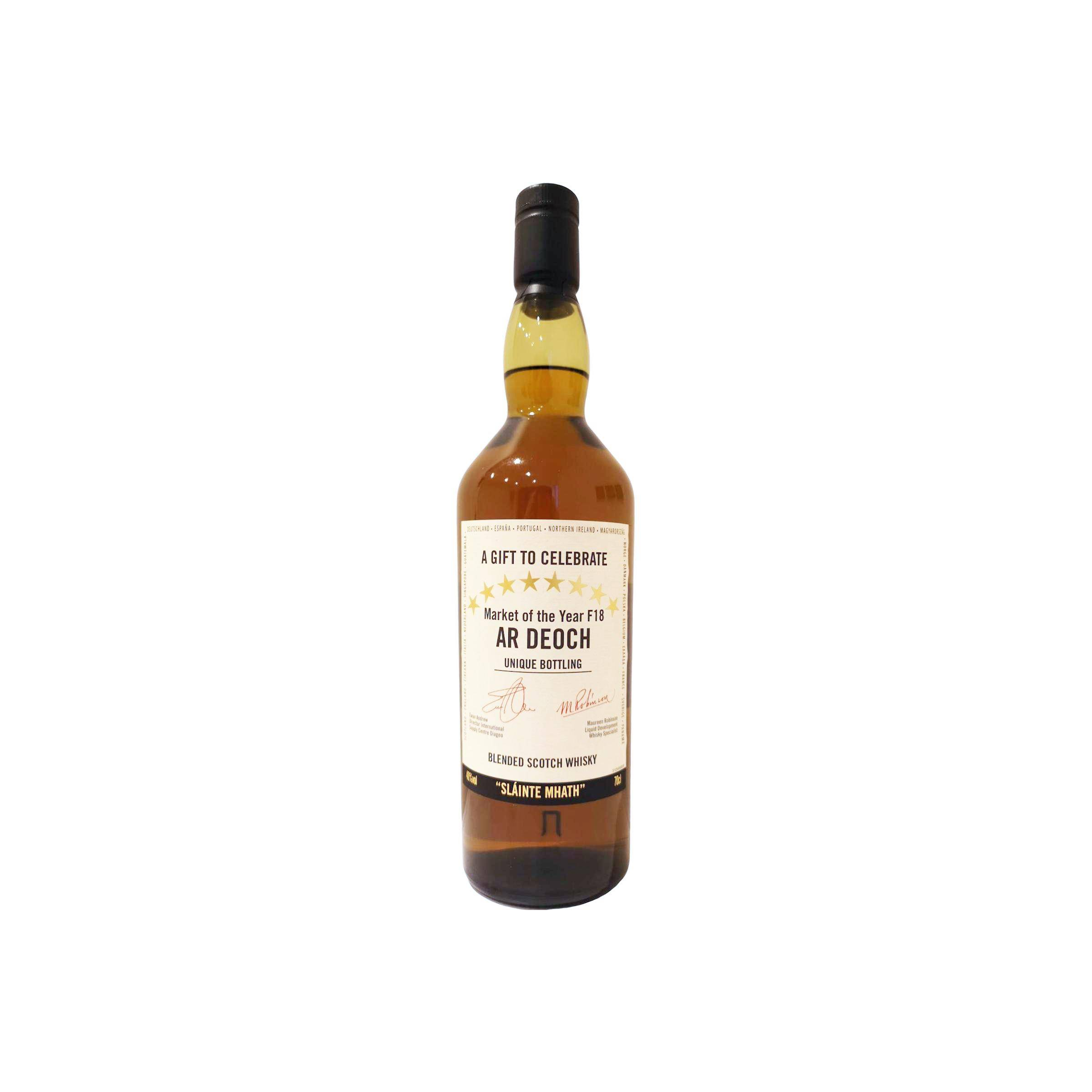 Blended Scotch Whisky AR DEOCH MARKET OF THE YEAR F18