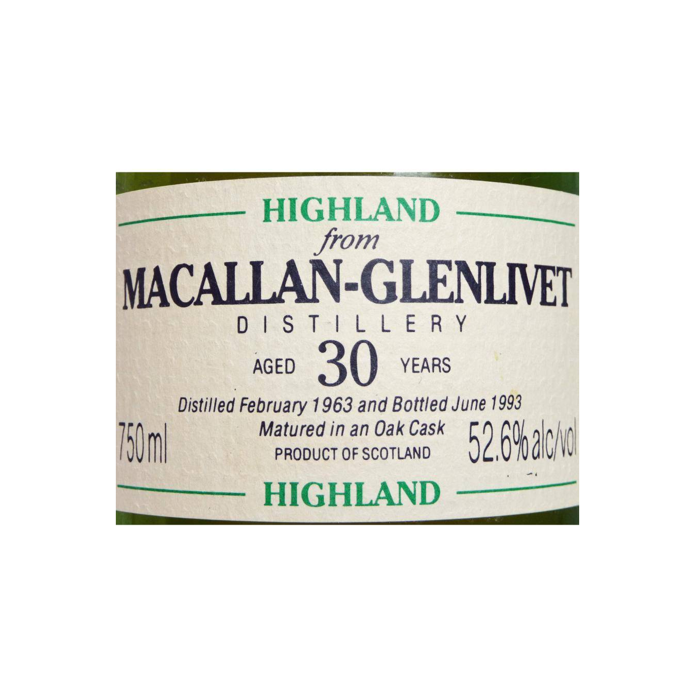 The Macallan Authentic Collection 1963 30 Years Single Malt Whisky