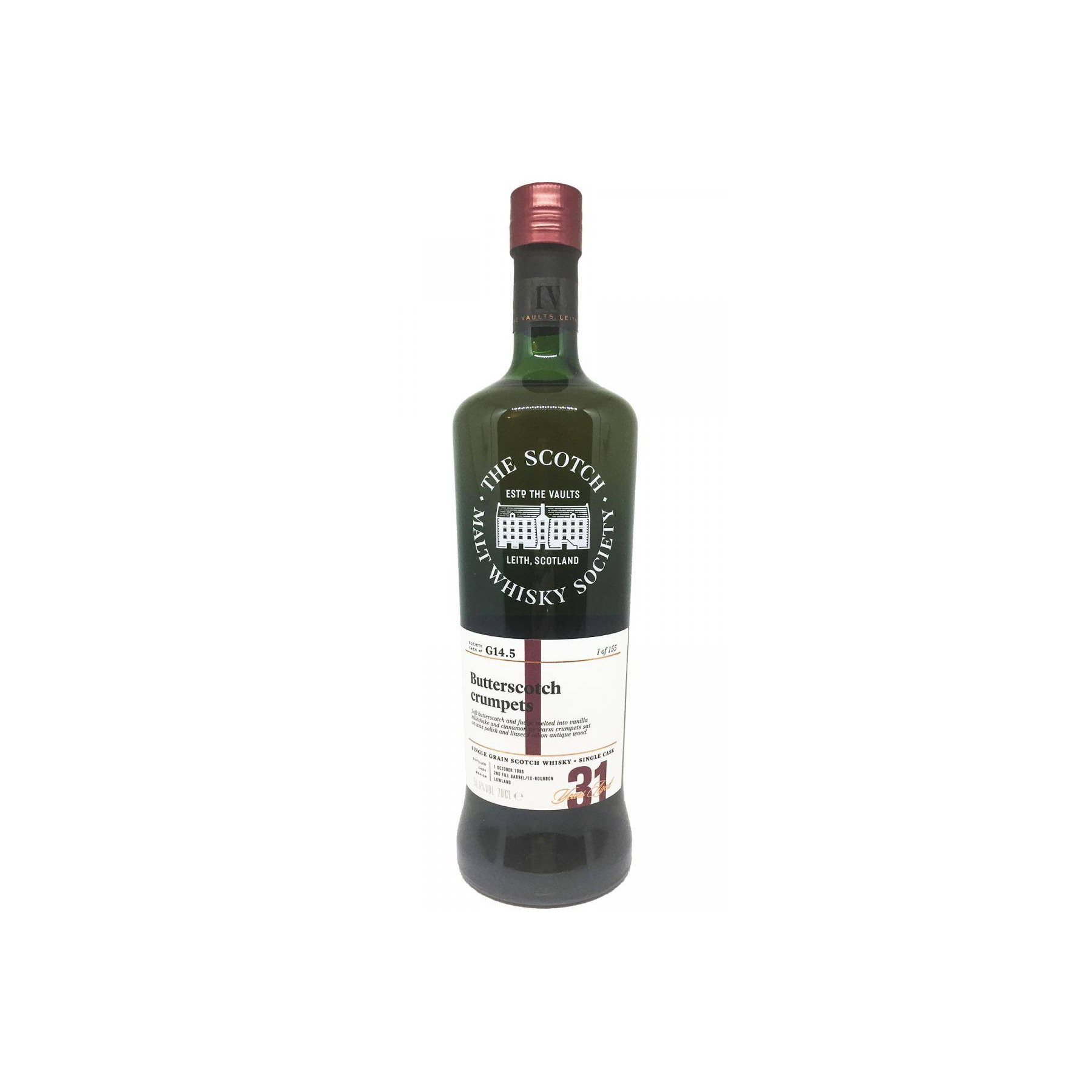 The Scotch Malt Whisky Society 1986 31 Years Single Grain Whisky