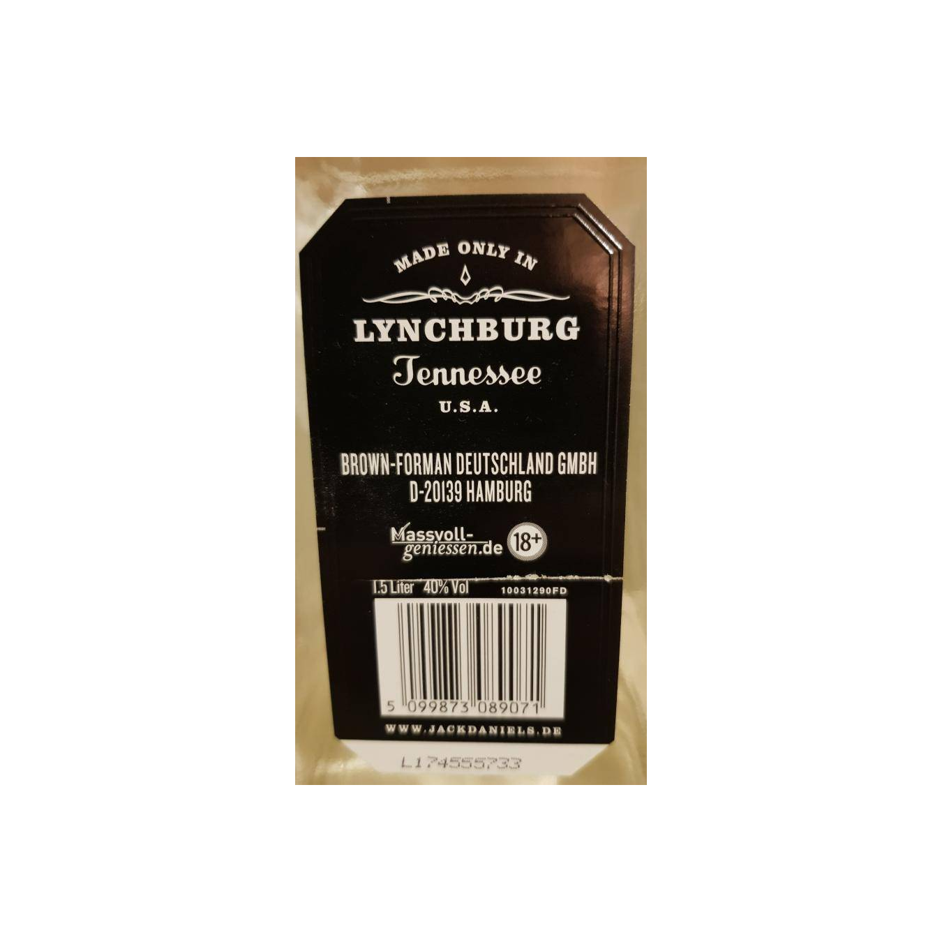 Jack Daniel's Tennessee Whisky 