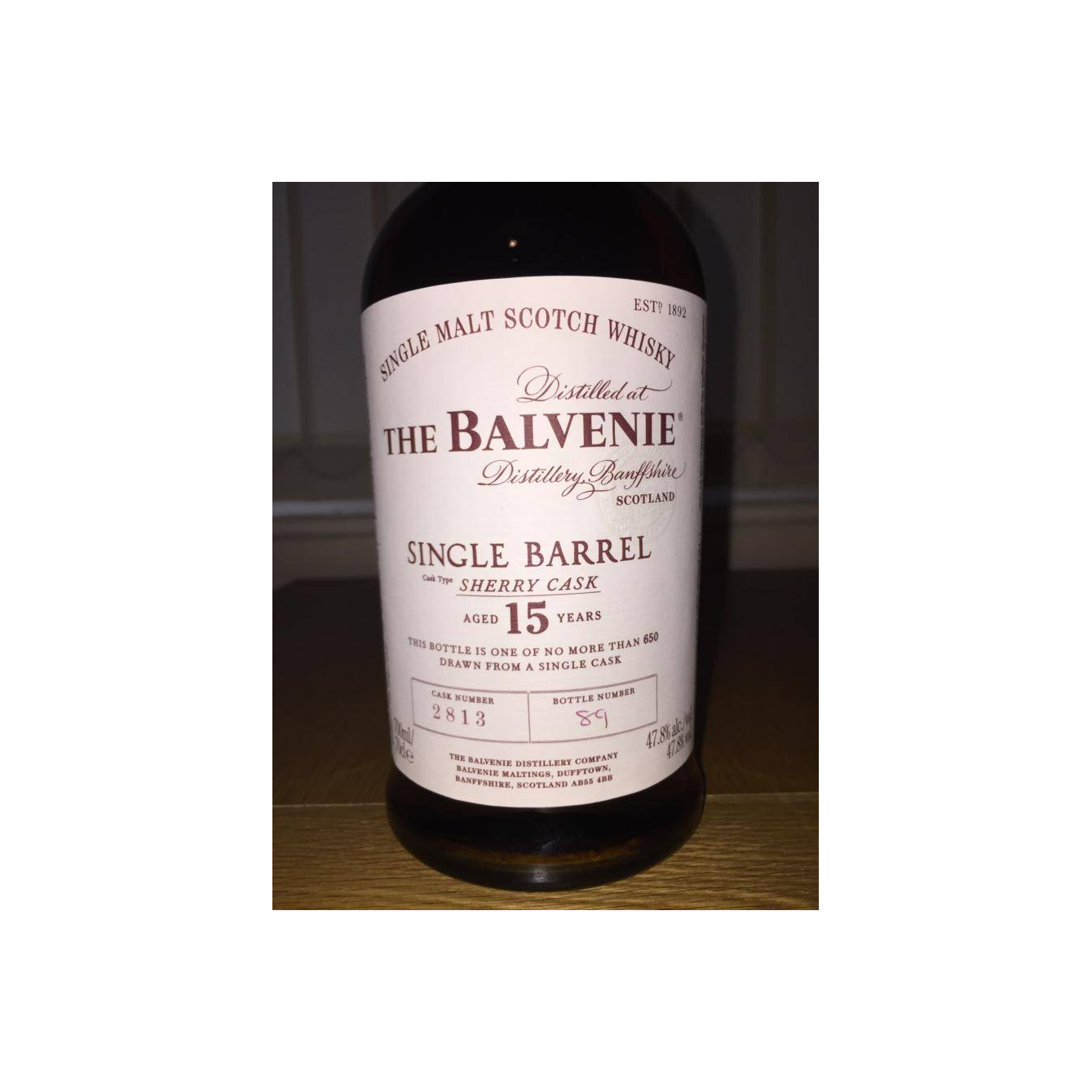 The Balvenie 15 Years Single Malt Whisky 2