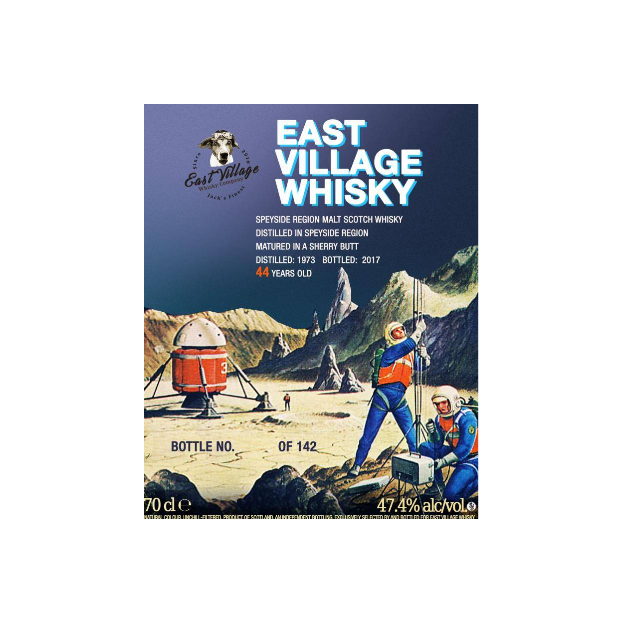 East Village Whisky Company 1973 44 Years Single Malt Whisky 2