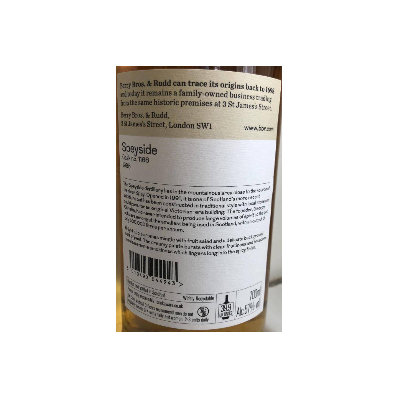 Spey 1995 21 Years Single Malt Whisky 3