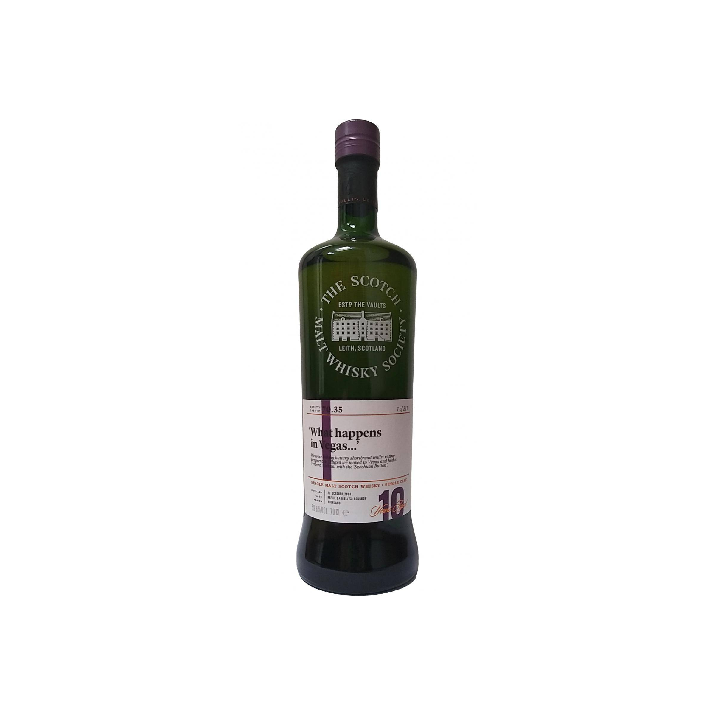 The Scotch Malt Whisky Society 2008 10 Years Single Malt Whisky
