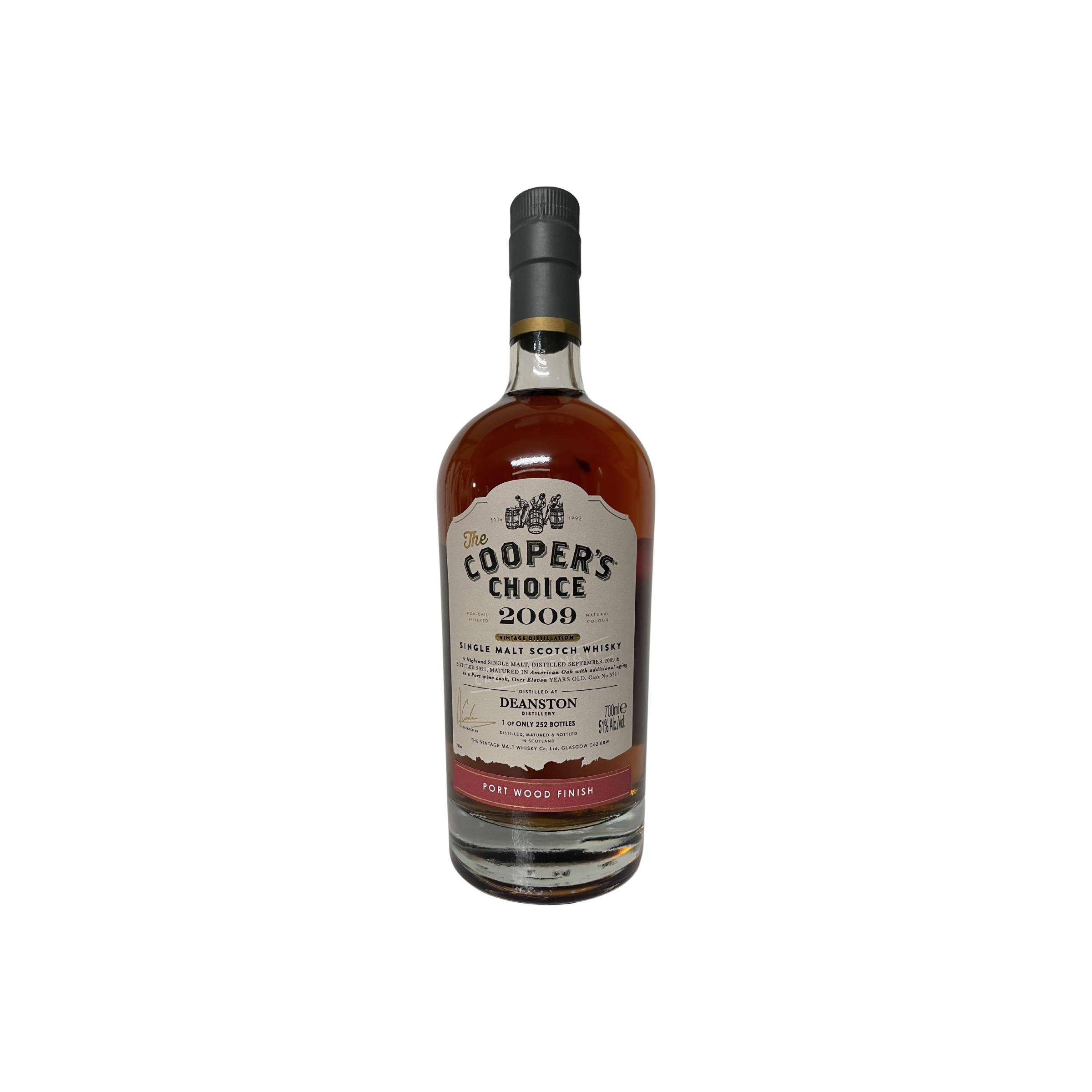 Deanston The Cooper's Choice 2009 11 Years Single Malt Whisky