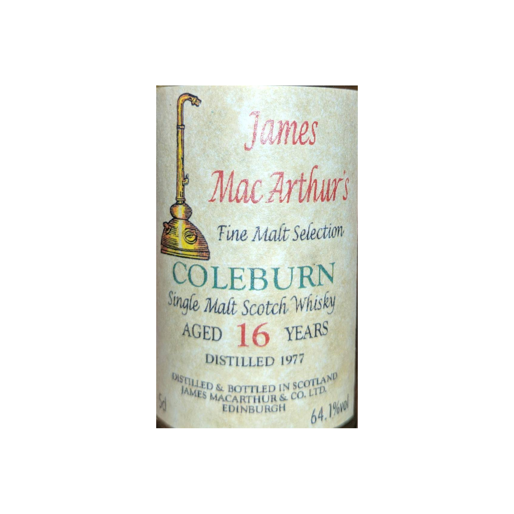 Coleburn 1977 16 Years Single Malt Whisky 3