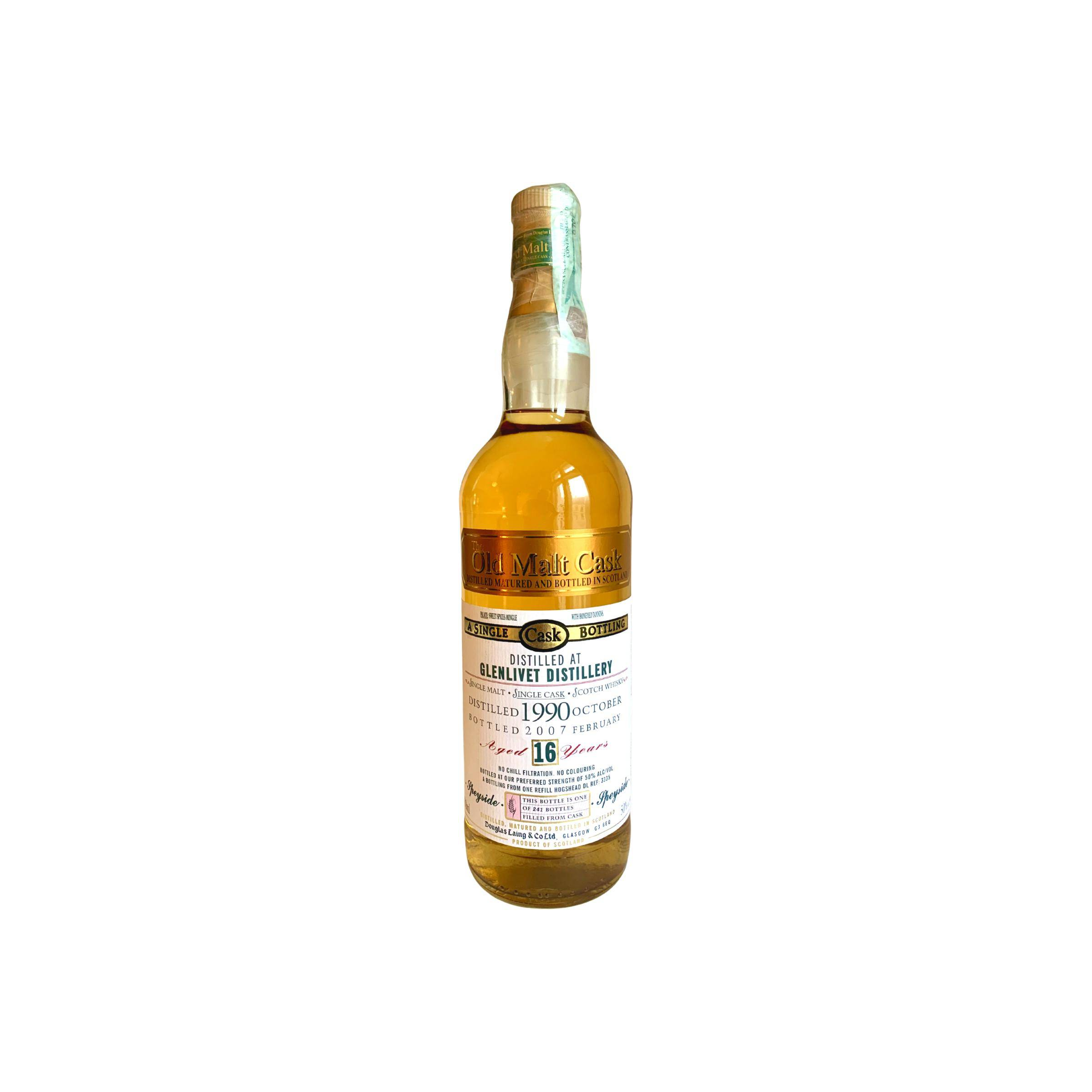 The Glenlivet Old Malt Cask 1990 16 Years Single Malt Whisky