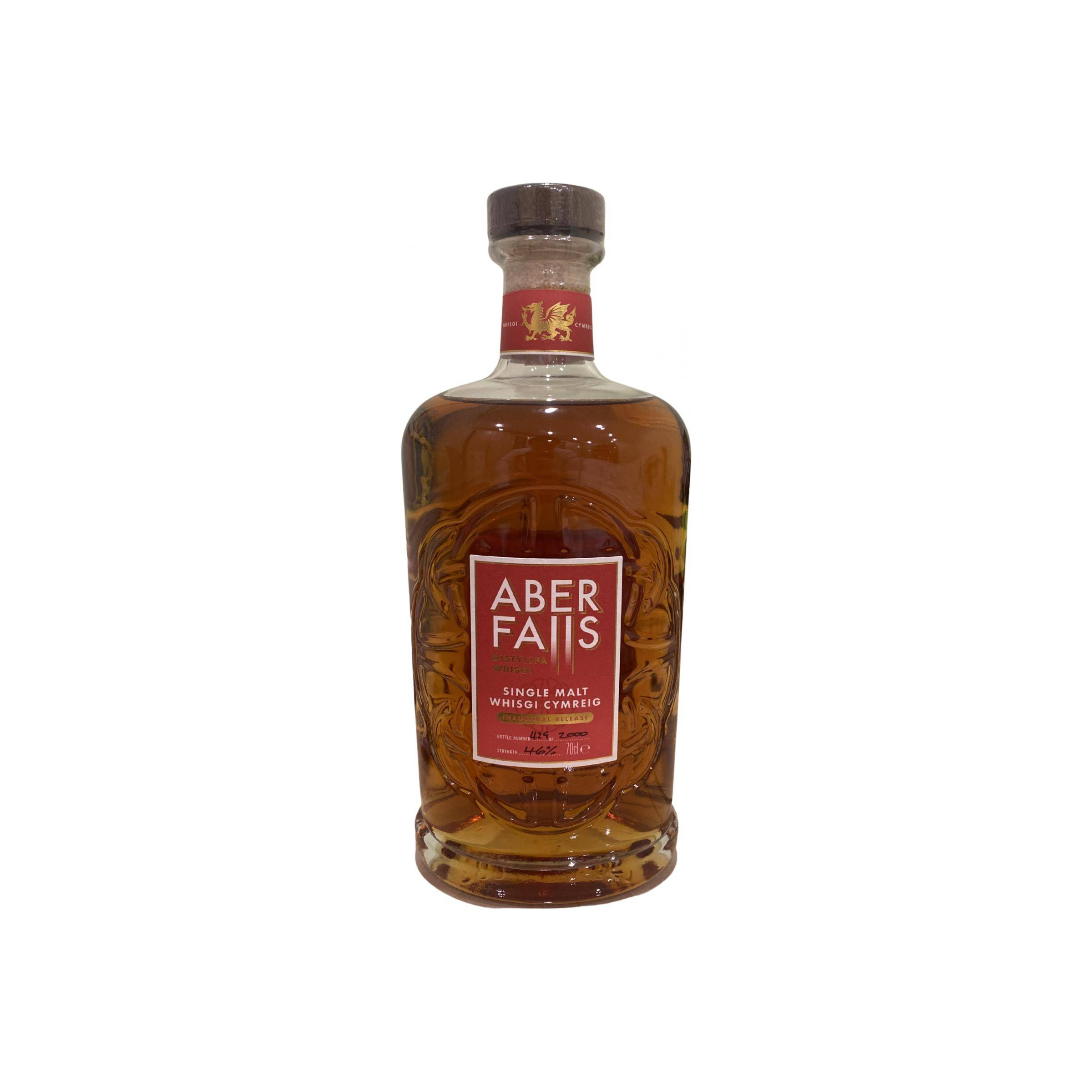 Aber Falls Single Malt Whisgi Cymreig