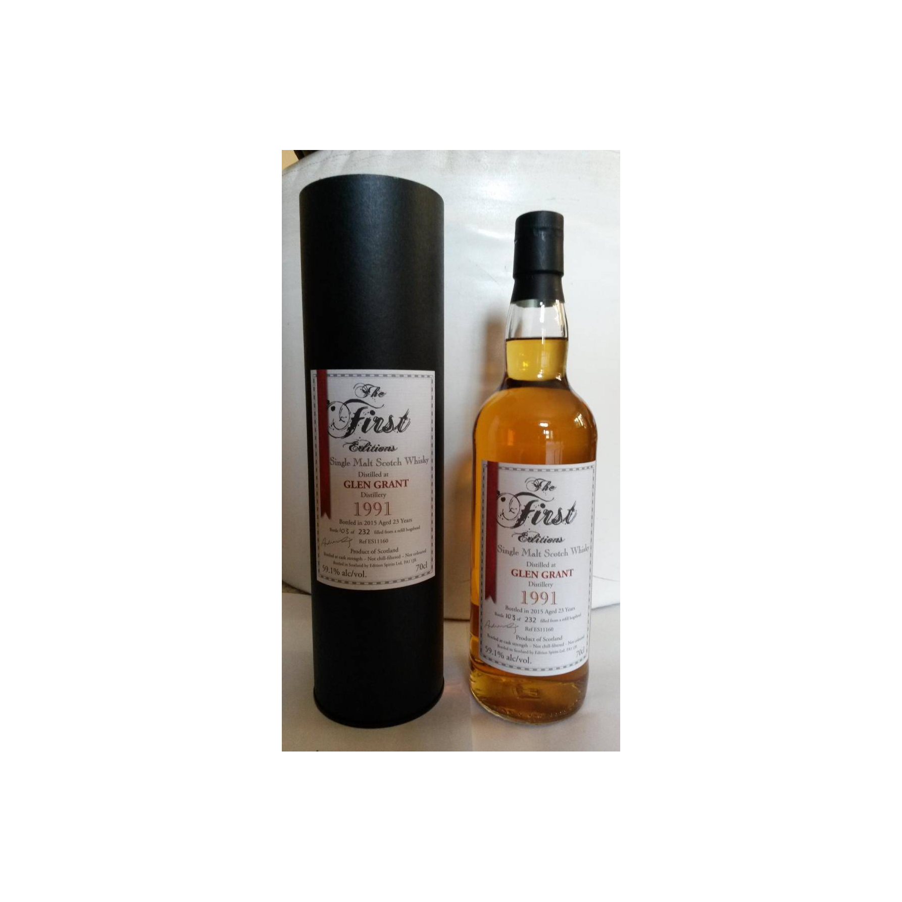 Glen Grant The First Editions 1991 23 Years Single Malt Whisky