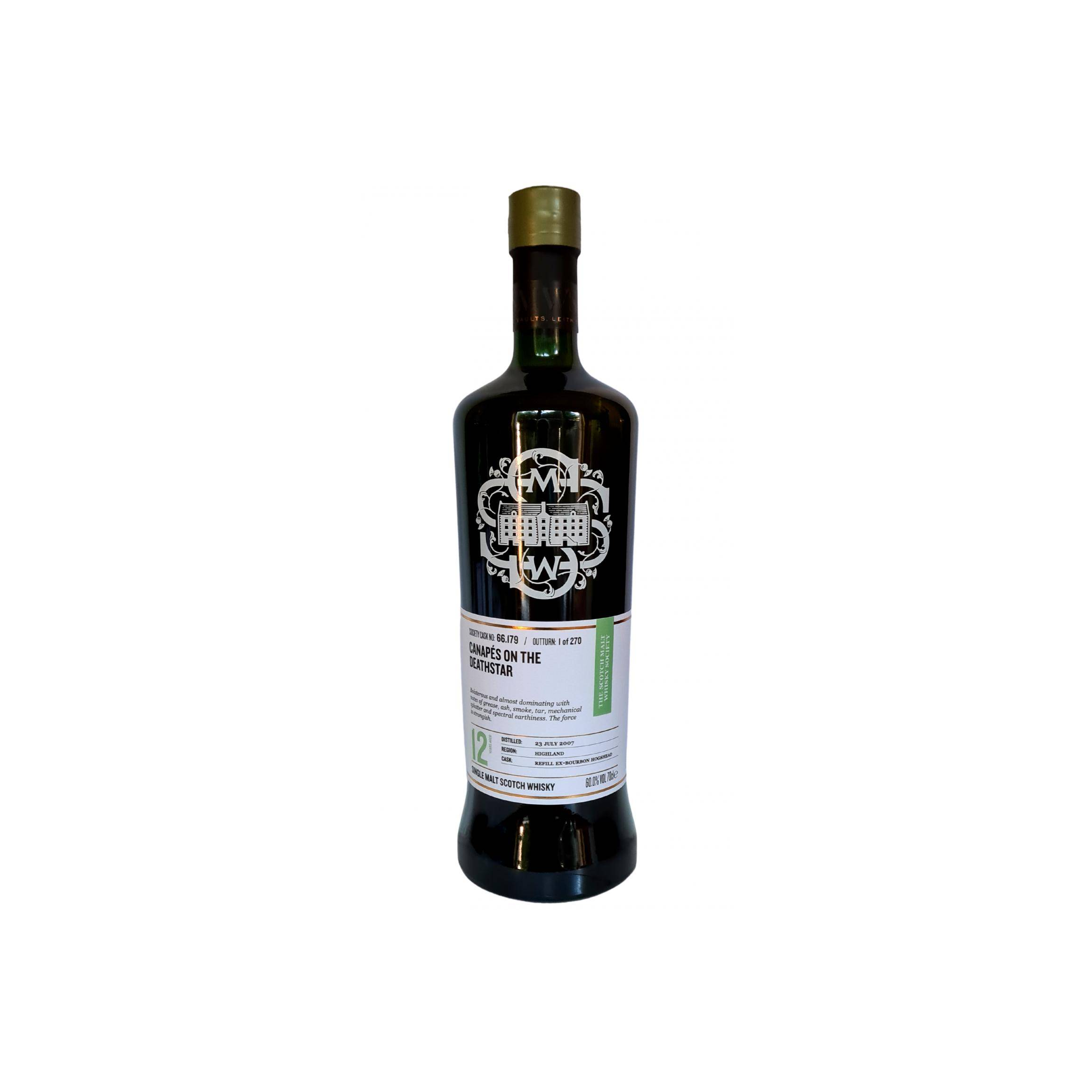 The Scotch Malt Whisky Society 2007 12 Years Single Malt Whisky