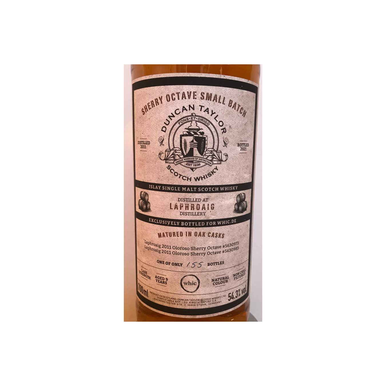 Laphroaig 2011 9 Years Single Malt Whisky 3