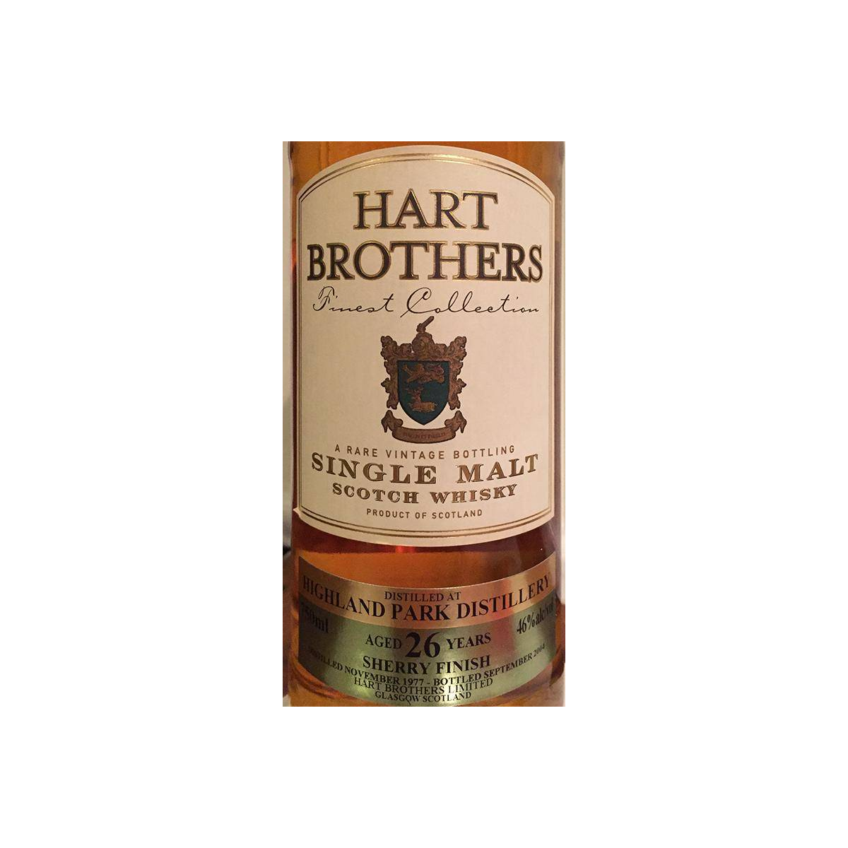 Highland Park Finest Collection 1977 26 Years Single Malt Whisky