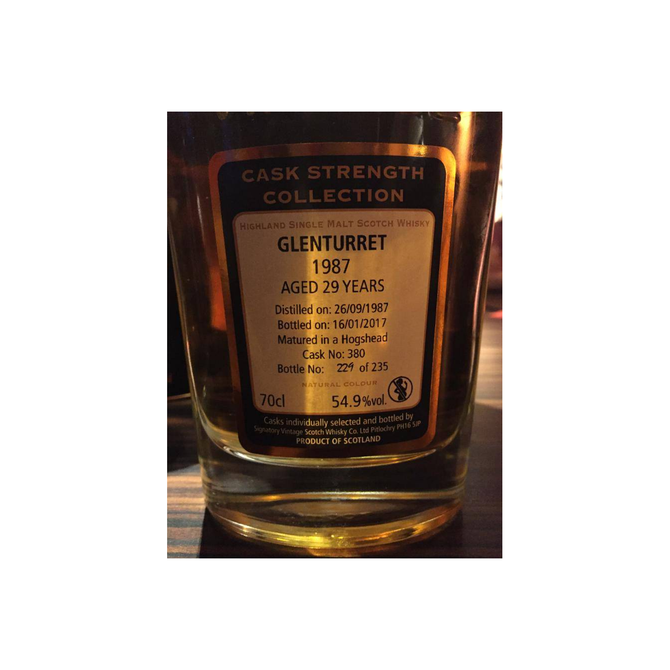 The Glenturret Cask Strength Collection 1987 29 Years Single Malt Whisky 2