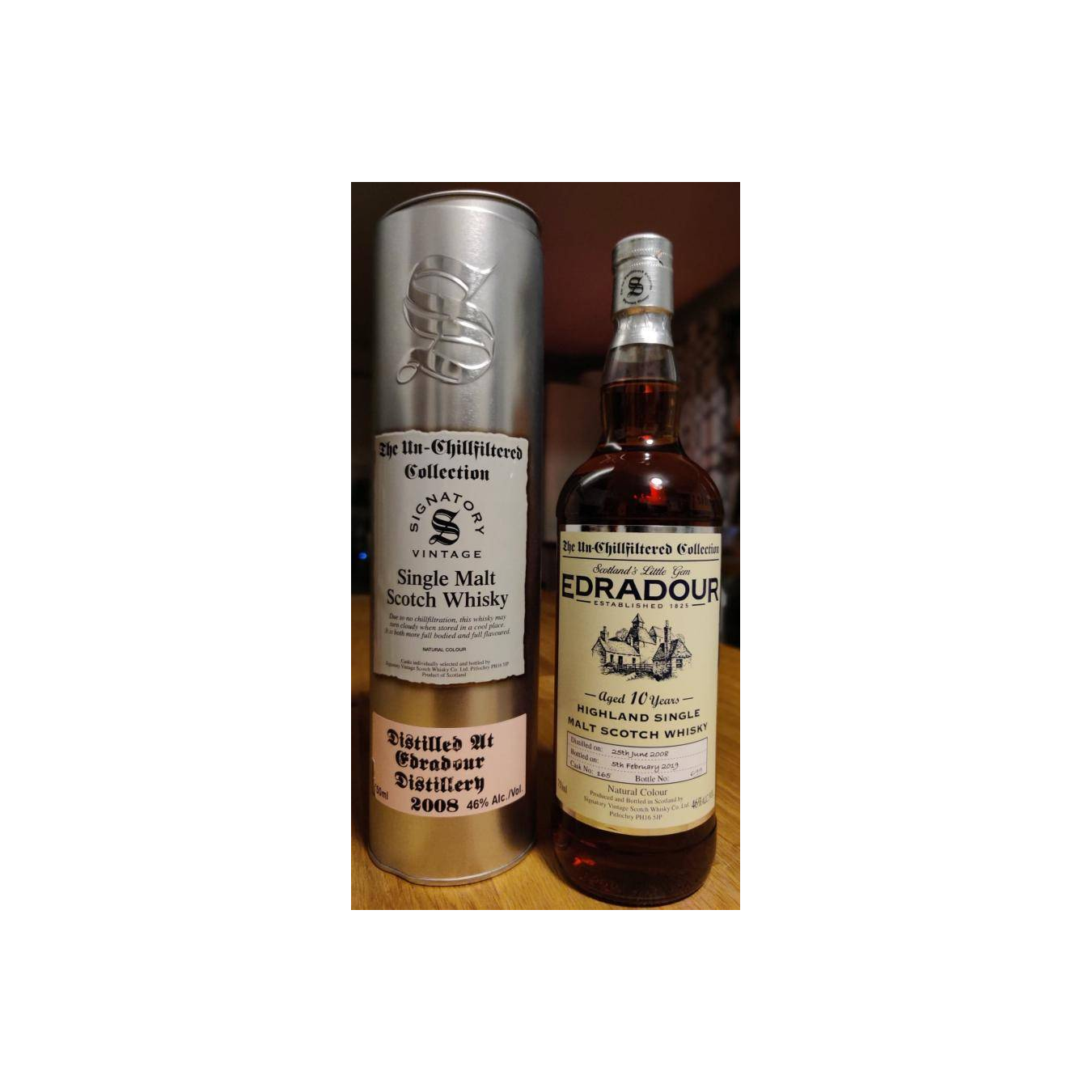Edradour The Un-Chillfiltered Collection 2008 10 Years Single Malt Whisky