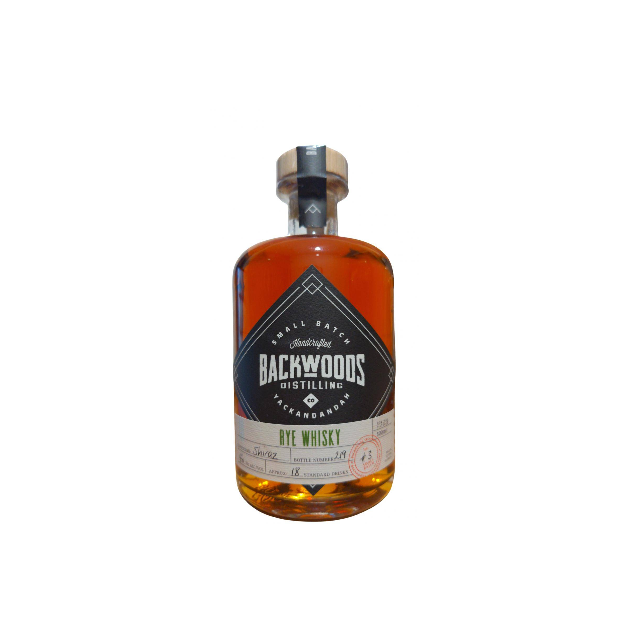 Backwoods Distilling Rye Whisky