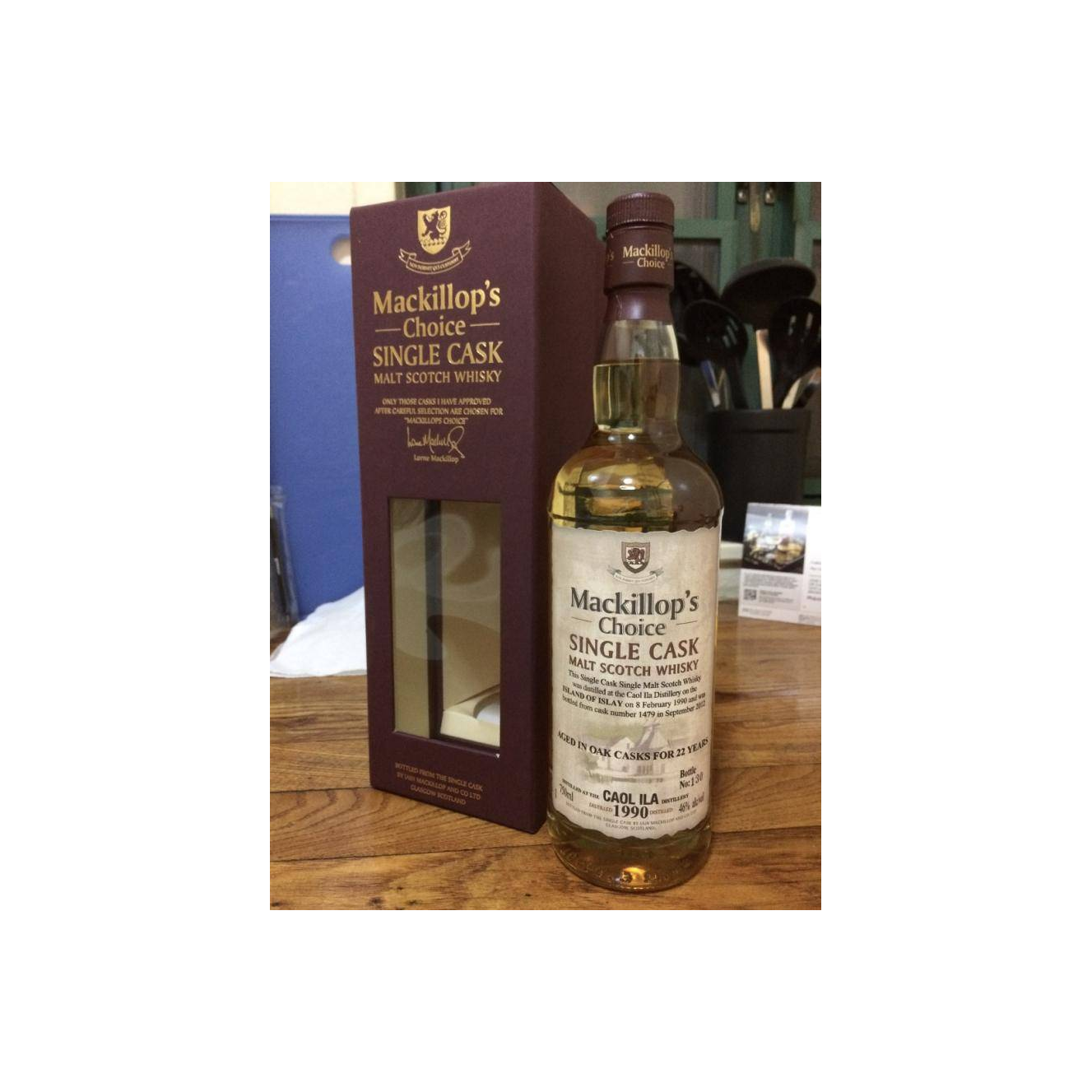 Caol Ila Single Cask 1990 22 Years Single Malt Whisky