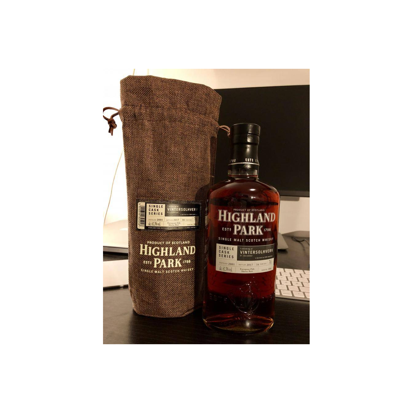 Highland Park Single Cask 2001 16 Years Single Malt Whisky 2