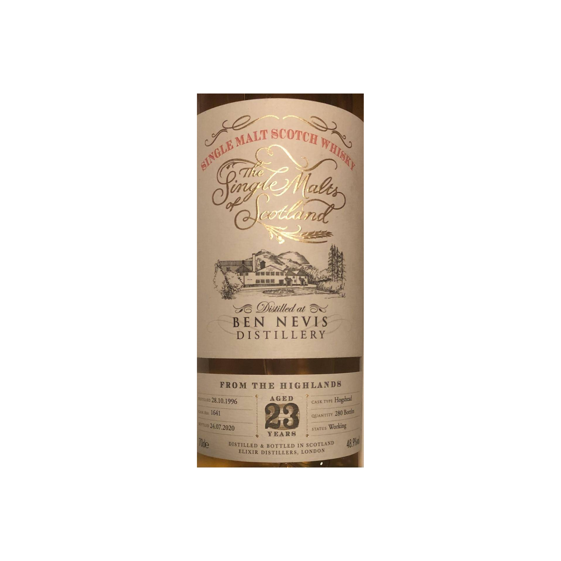 Ben Nevis The Single Malts of Scotland 1996 23 Years Single Malt Whisky 2