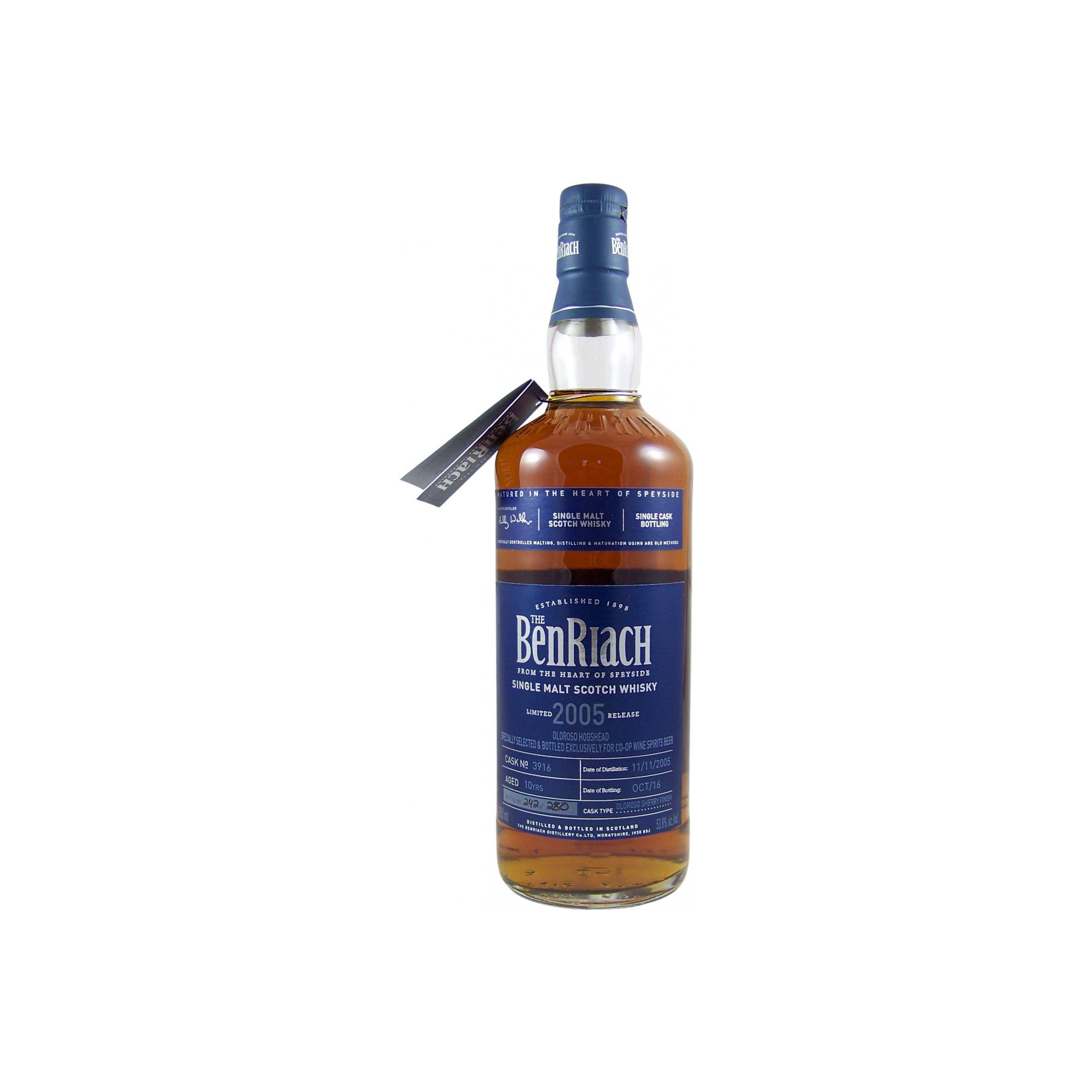 BenRiach 2005 10 Years Single Malt Whisky