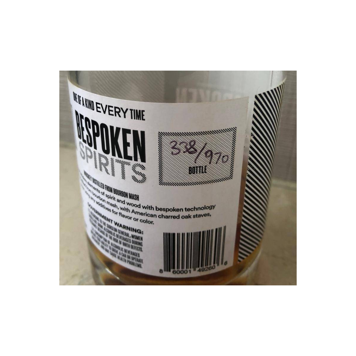 Bespoken Spirits Whiskey distilled from Bourbon Mash 3