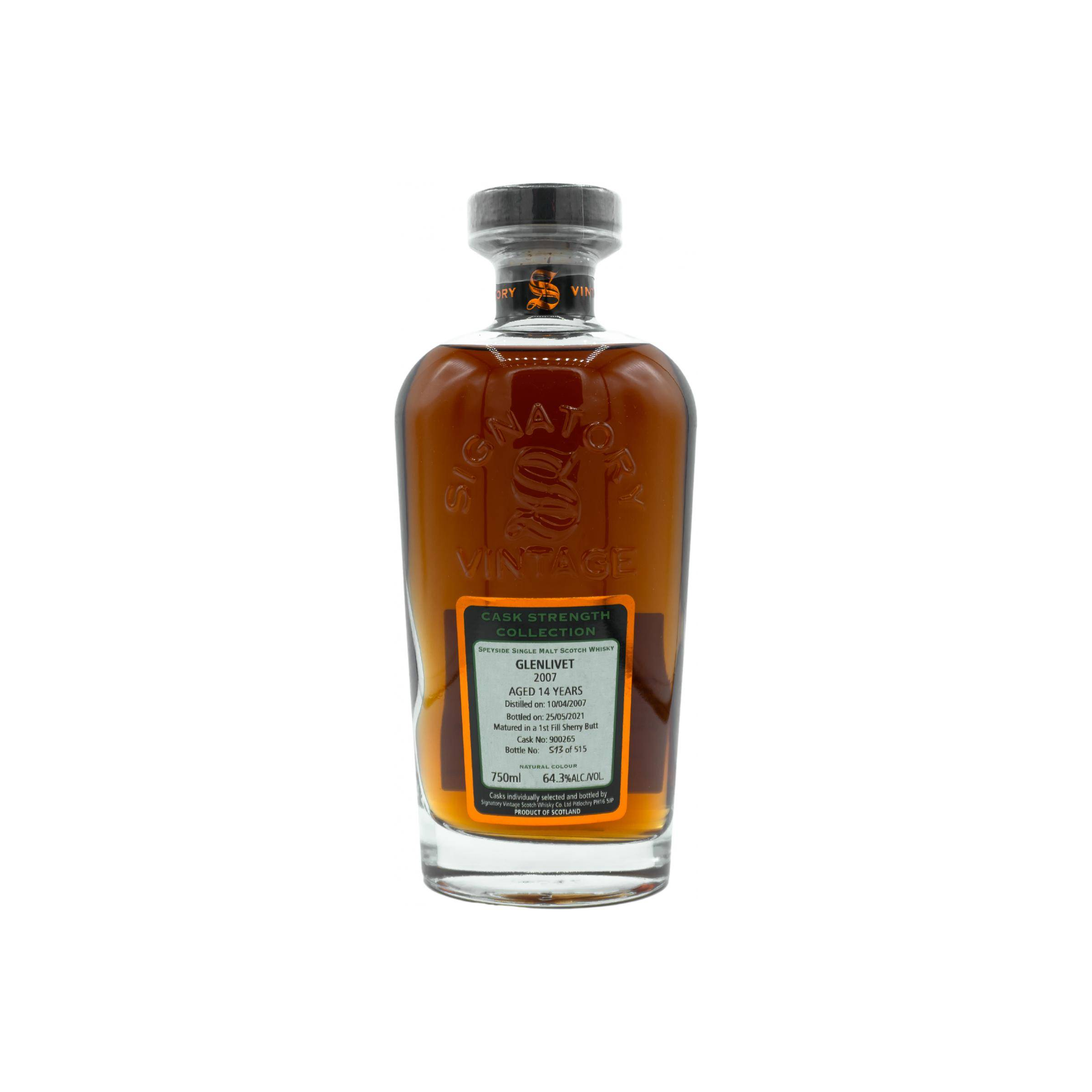 The Glenlivet Cask Strength Collection 2007 14 Years Single Malt Whisky