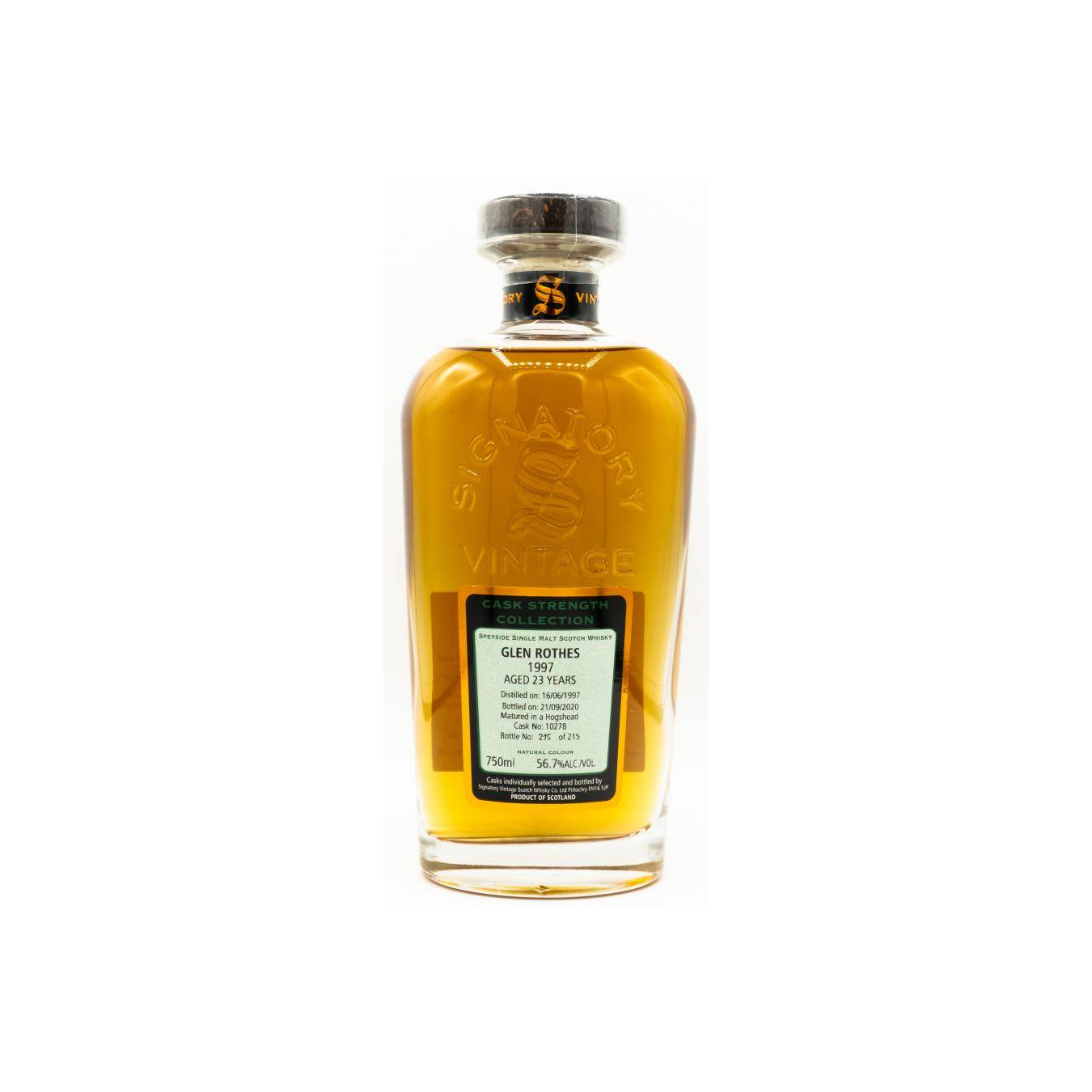 The Glenrothes Cask Strength Collection 1997 23 Years Single Malt Whisky