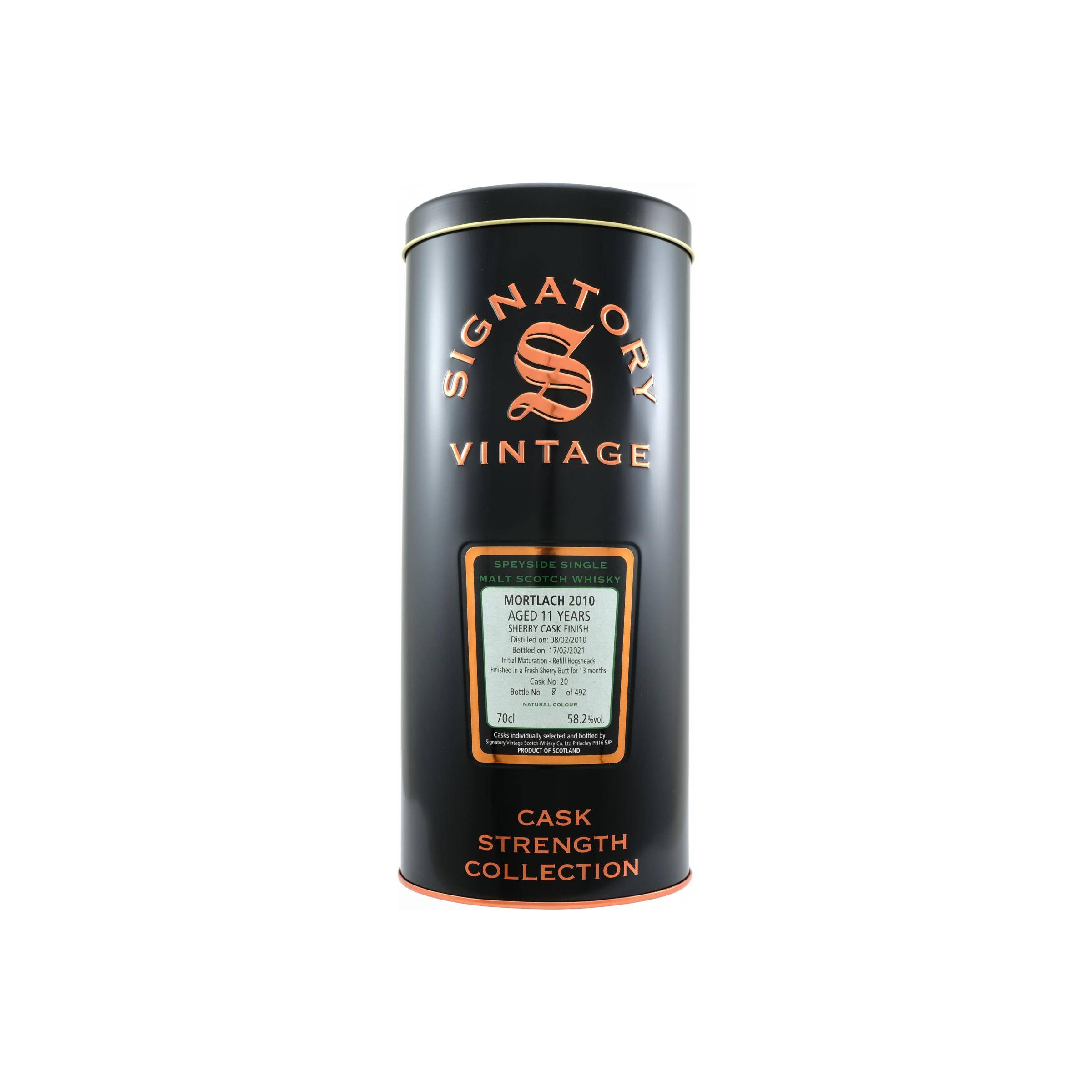 Mortlach Cask Strength Collection 2010 11 Years Single Malt Whisky 2