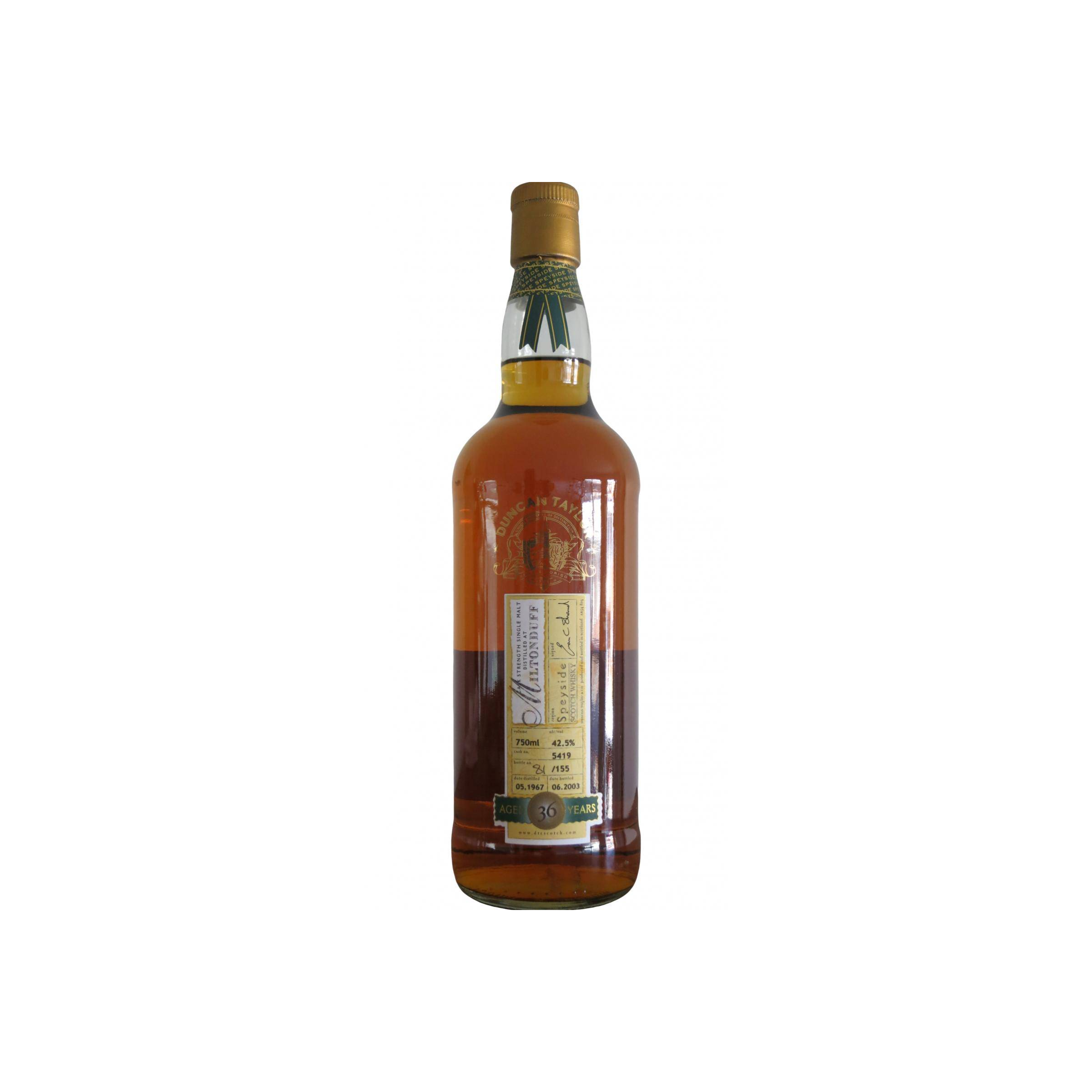 Miltonduff Rare Auld 1967 36 Years Single Malt Whisky