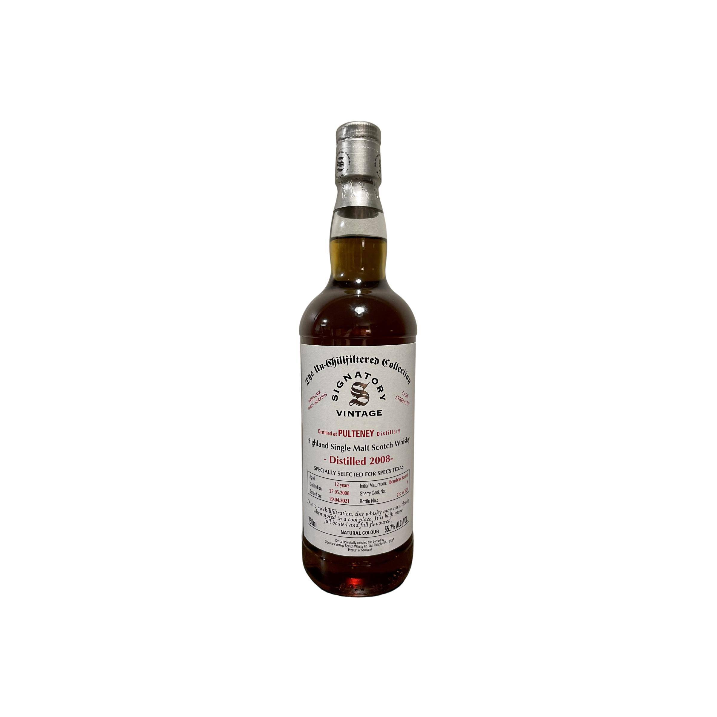 Old Pulteney The Un-Chillfiltered Collection 2008 12 Years Single Malt Whisky