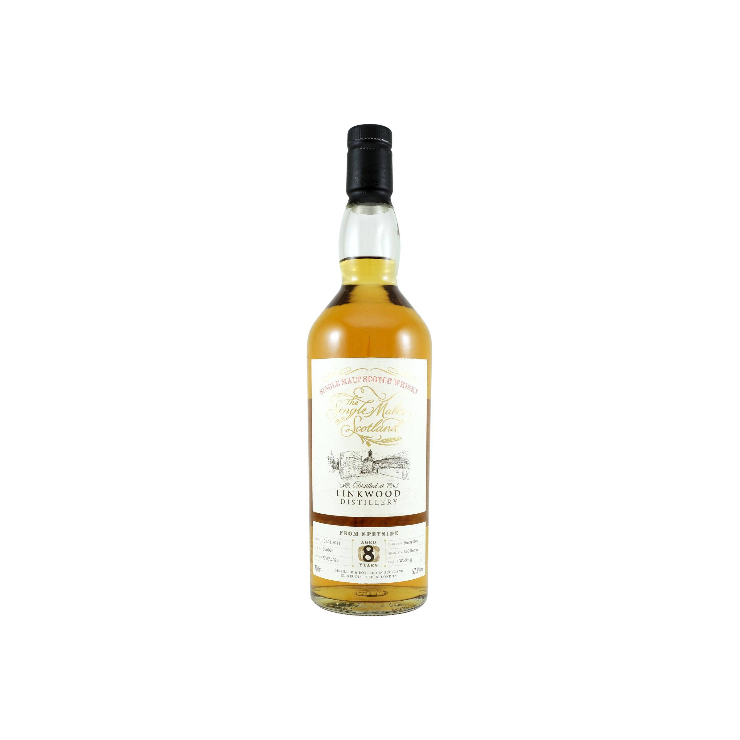 Linkwood The Single Malts of Scotland 2011 8 Years Single Malt Whisky