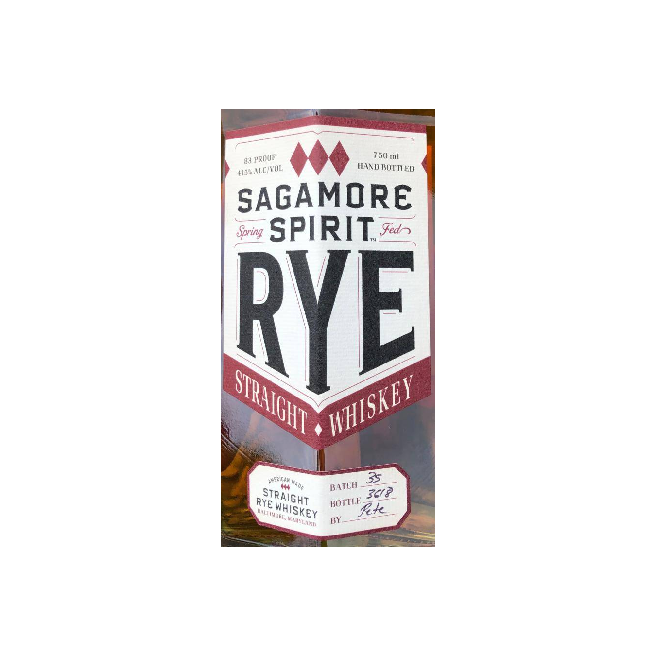 Sagamore Spirit Rye