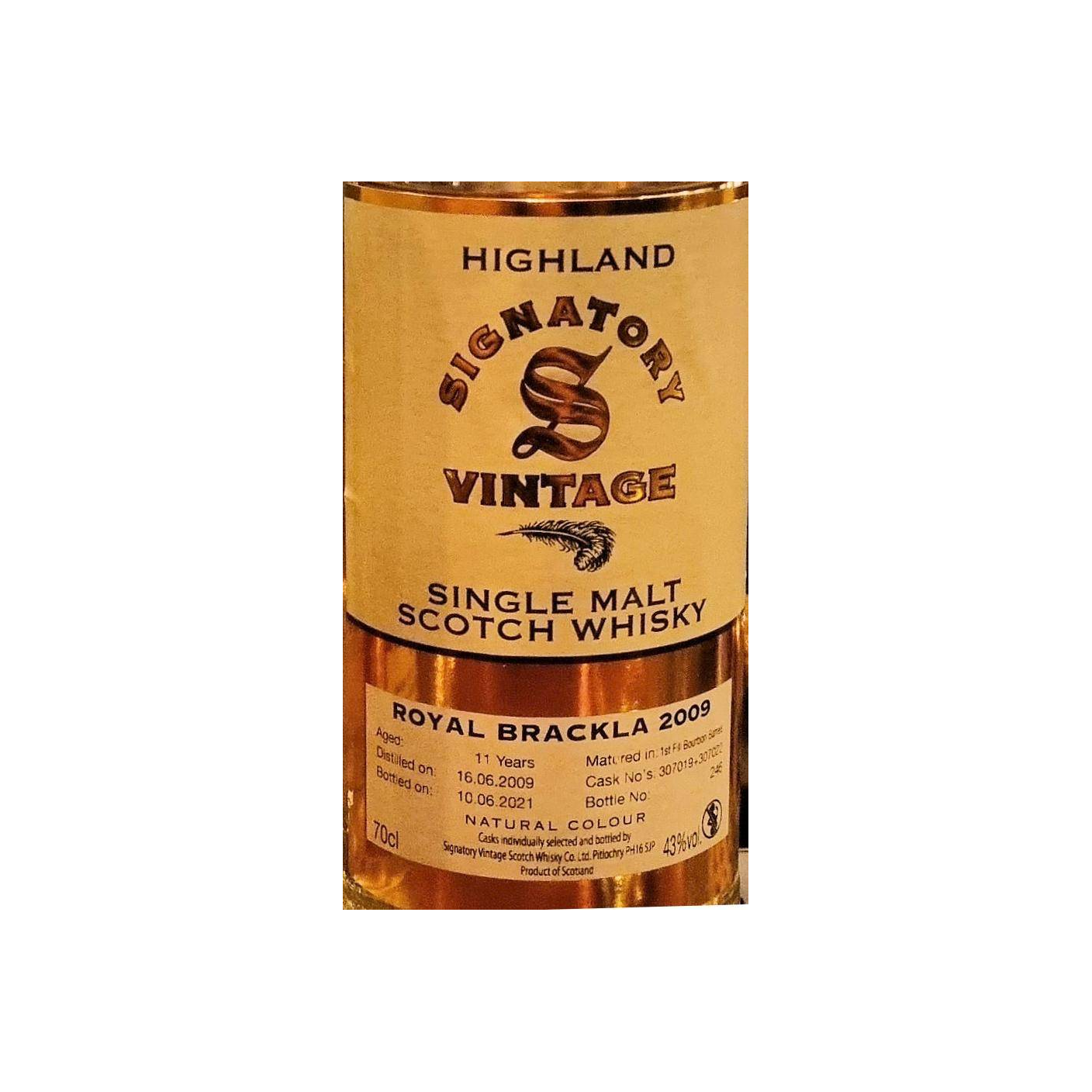 Royal Brackla Vintage Collection 2009 11 Years Single Malt Whisky 2