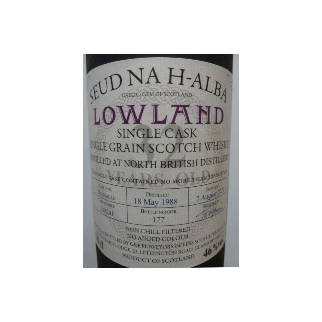 North British 1988 32 Years Single Grain Whisky 3