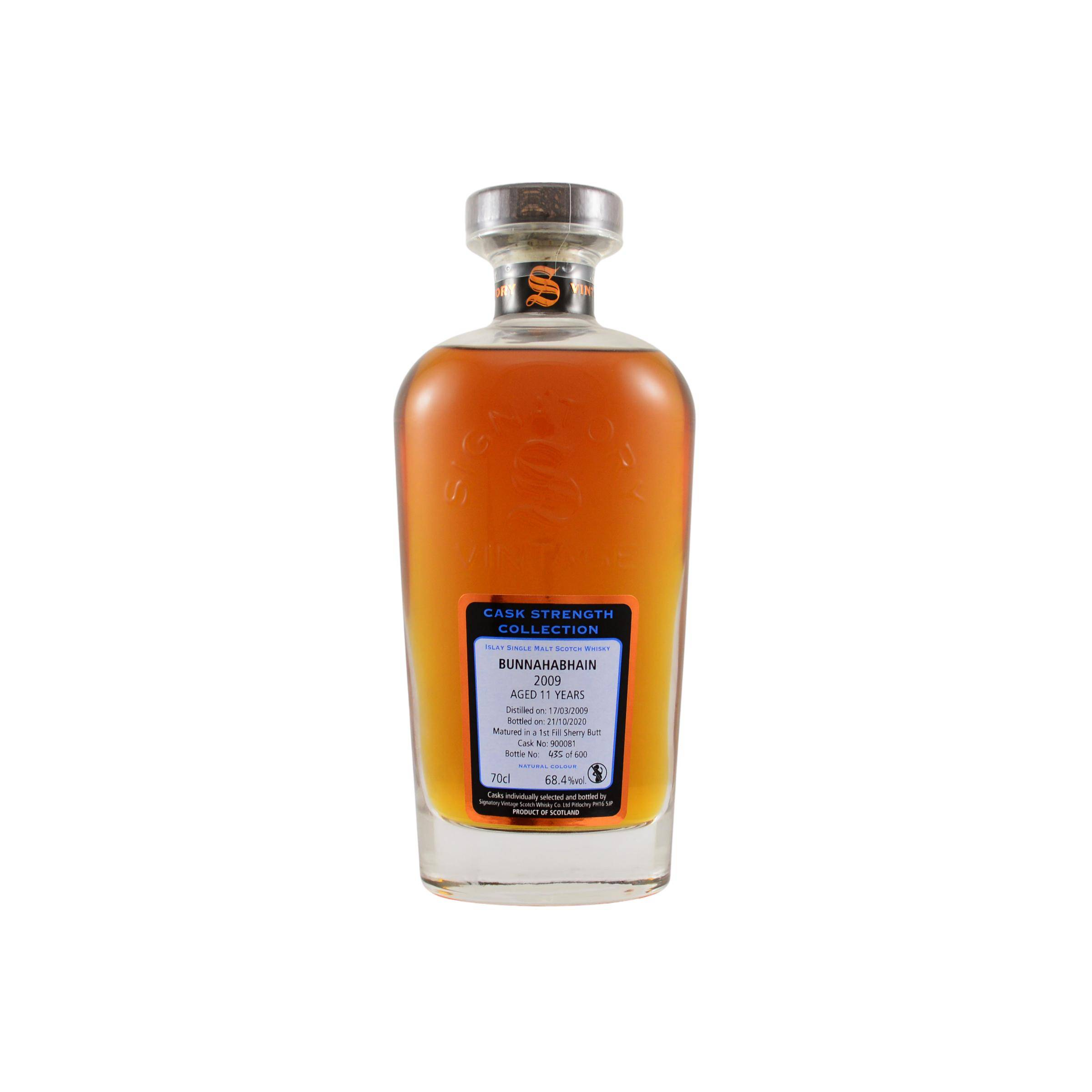 Bunnahabhain Cask Strength Collection 2009 11 Years Single Malt Whisky