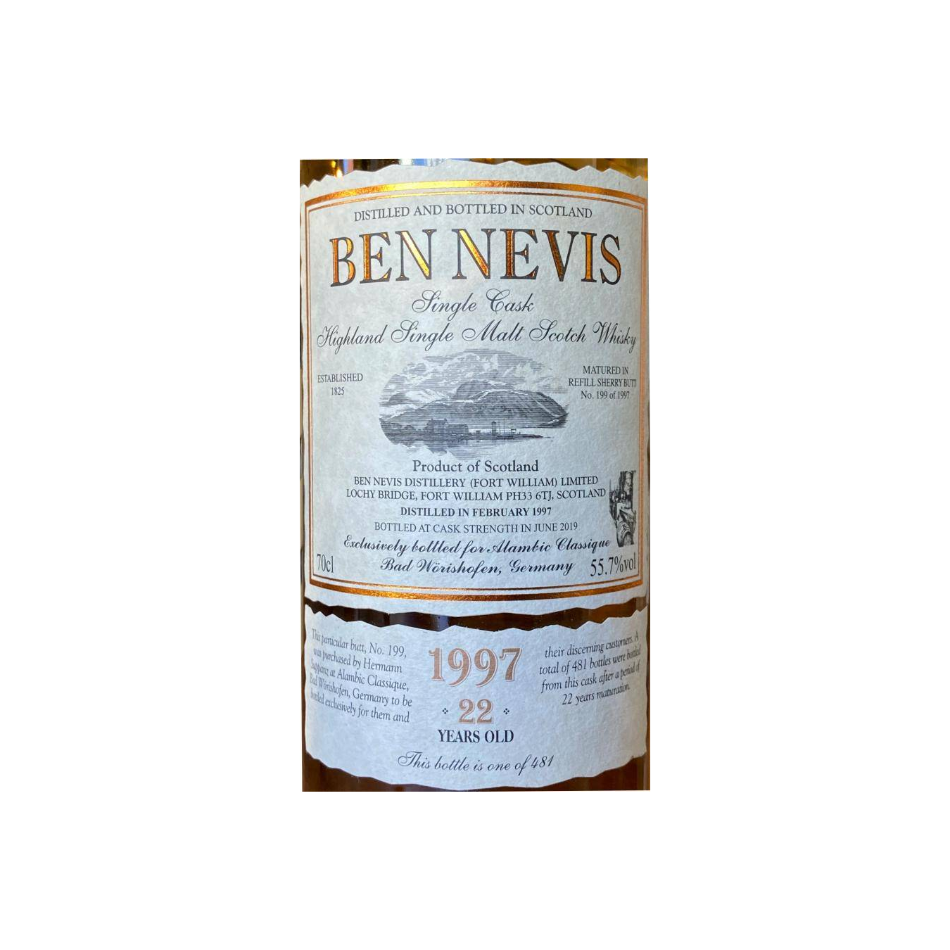 Ben Nevis Single Cask 1997 22 Years Single Malt Whisky 2