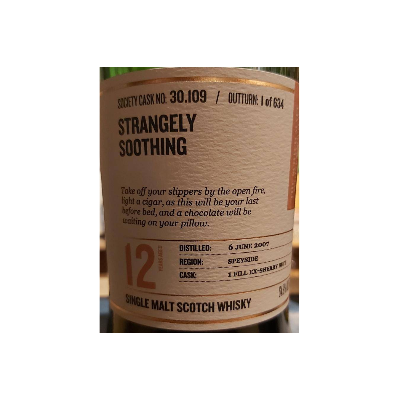 The Scotch Malt Whisky Society 2007 12 Years Single Malt Whisky 2